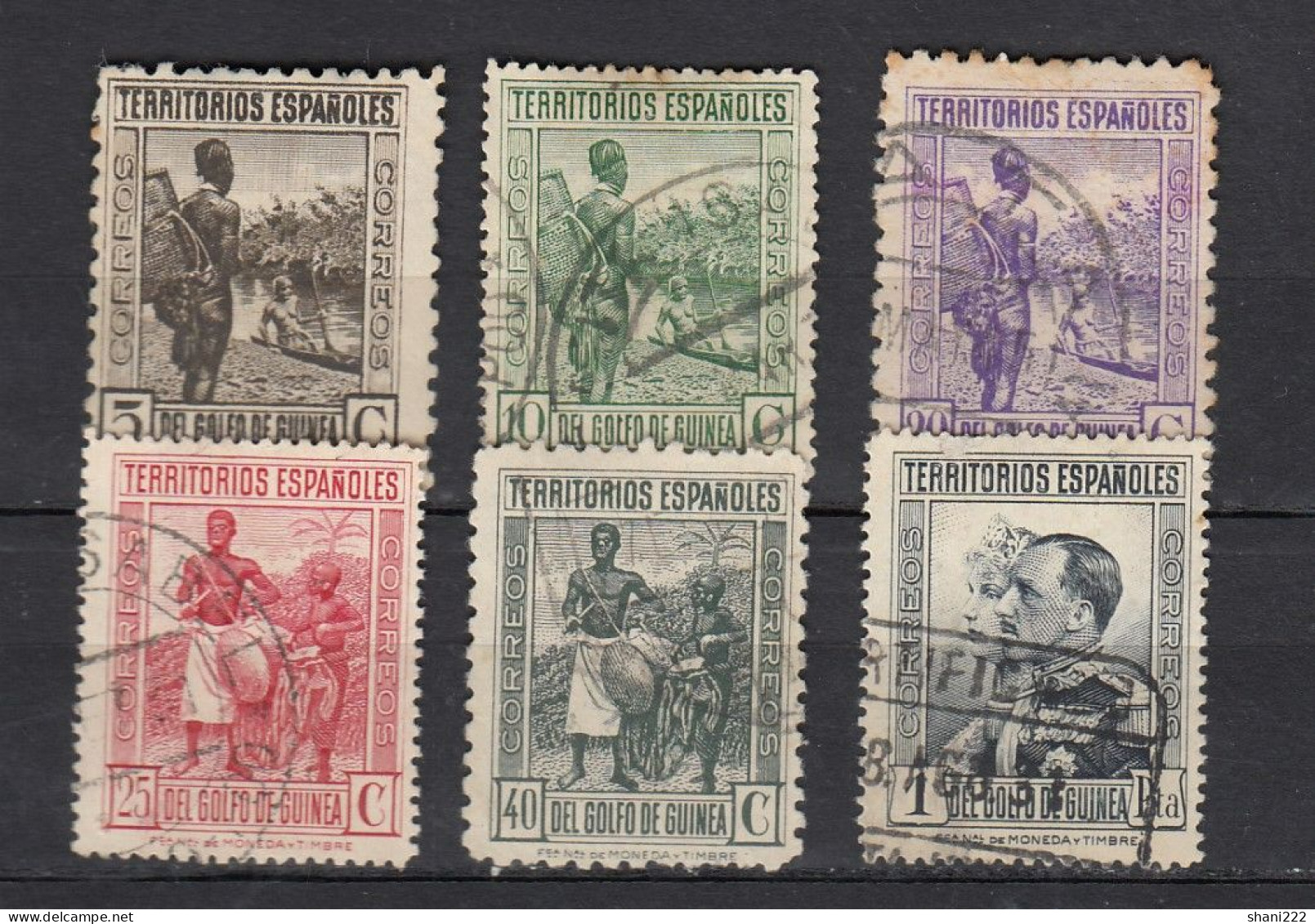 Spanish Guinea 1931 Definitives - Used  Group  (e-796) - Guinea Spagnola