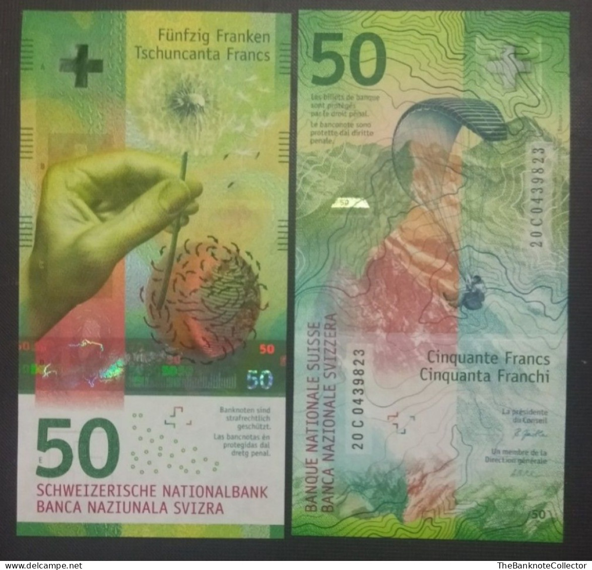 Switzerland 50 Francs ND 2017 P-77 UNC - Suisse