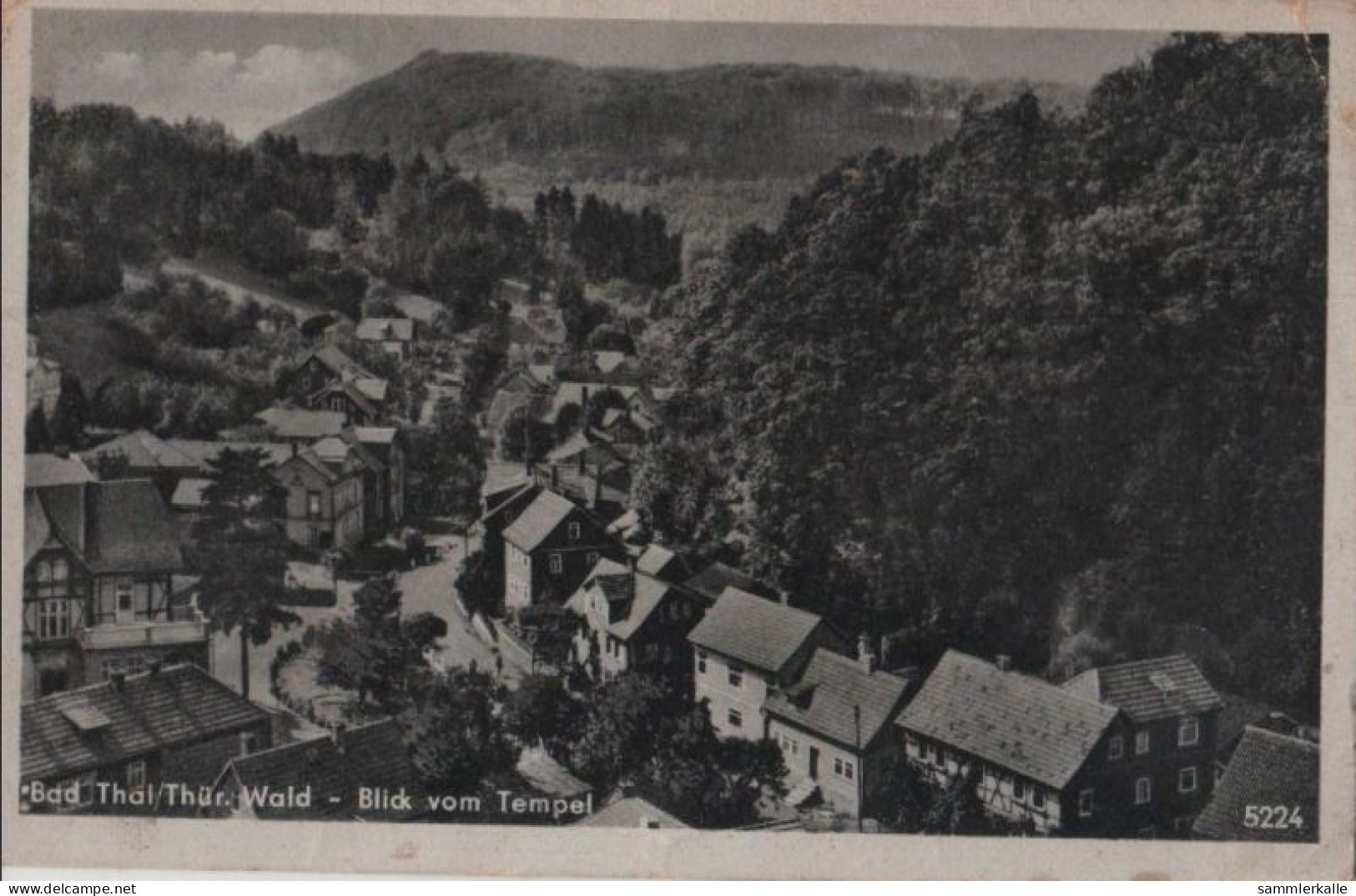 54323 - Ruhla-Thal - Blick Vom Tempel - 1954 - Bad Salzungen