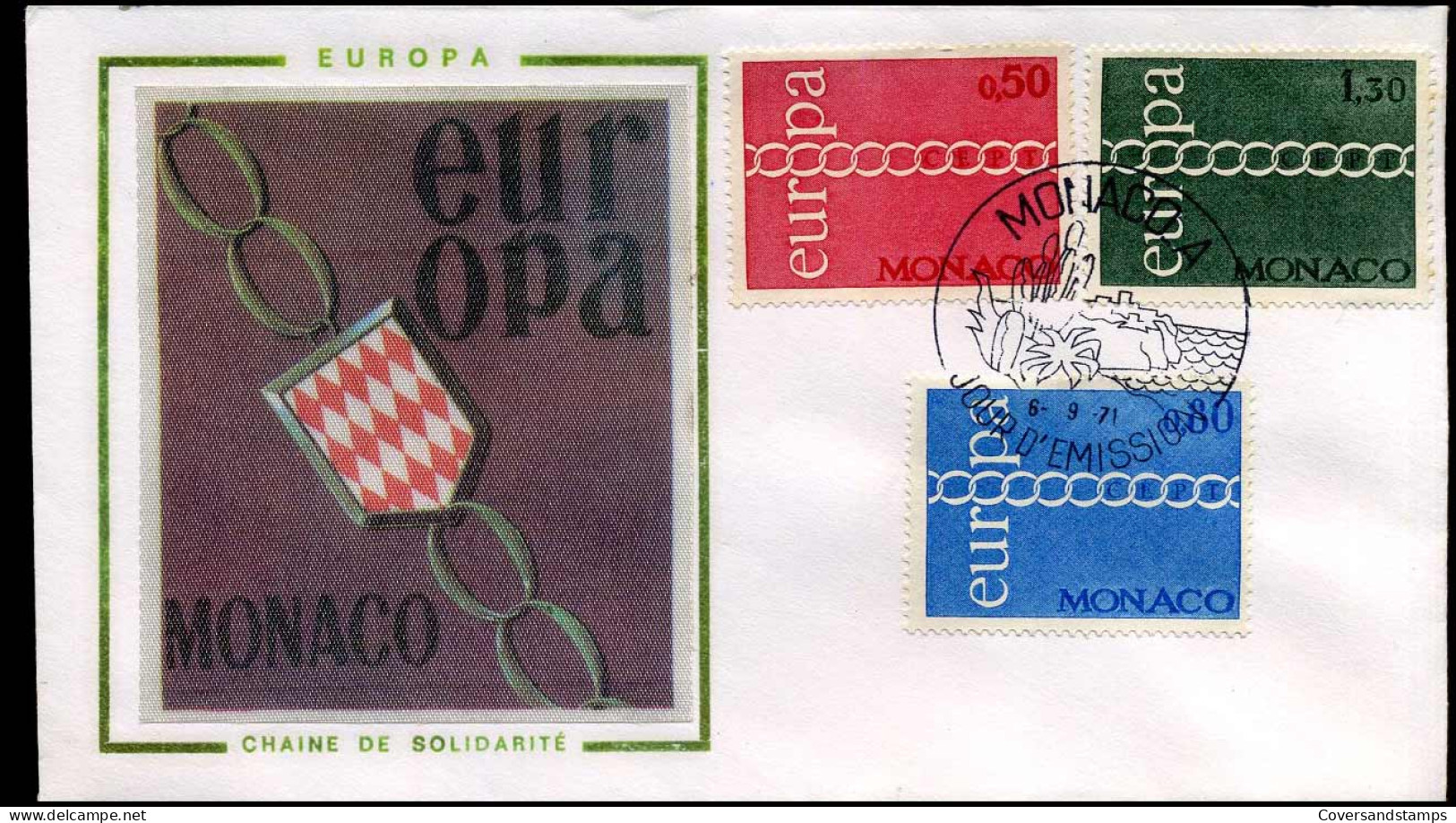 Monaco - FDC - Europa CEPT 1971 - 1971