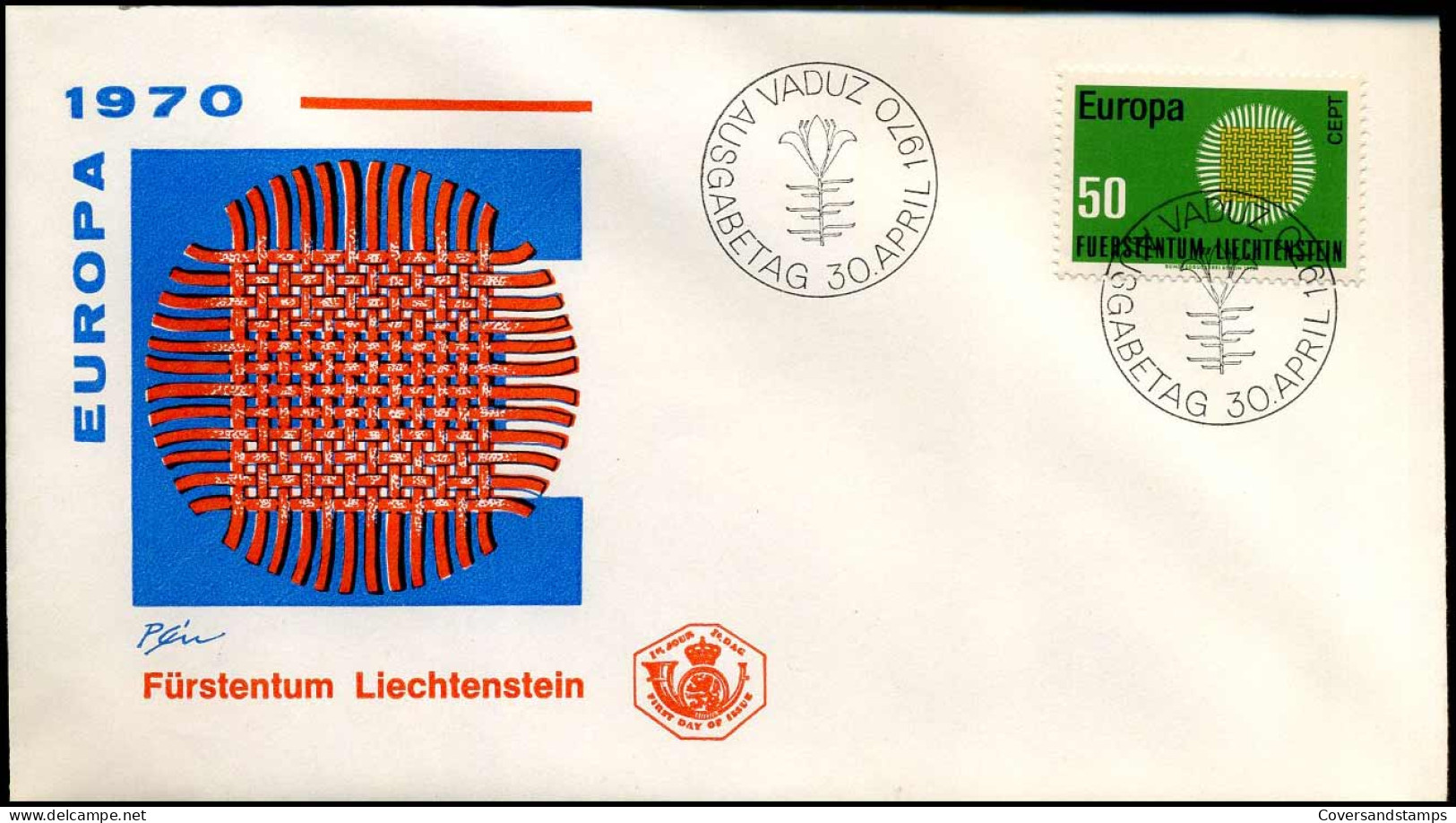 Liechtenstein - FDC - Europa CEPT 1970 - 1970