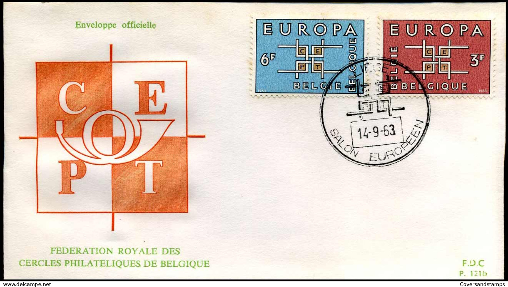 België - FDC - Europa CEPT 1963 - 1963