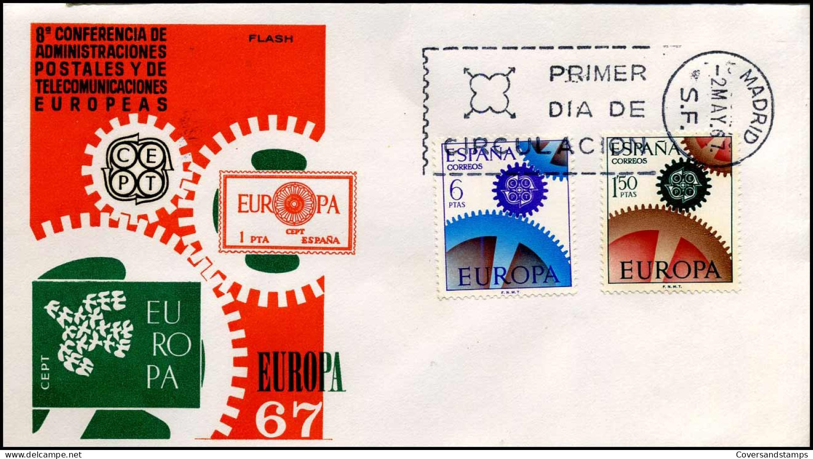 Espana  - FDC - Europa CEPT 1967 - 1967