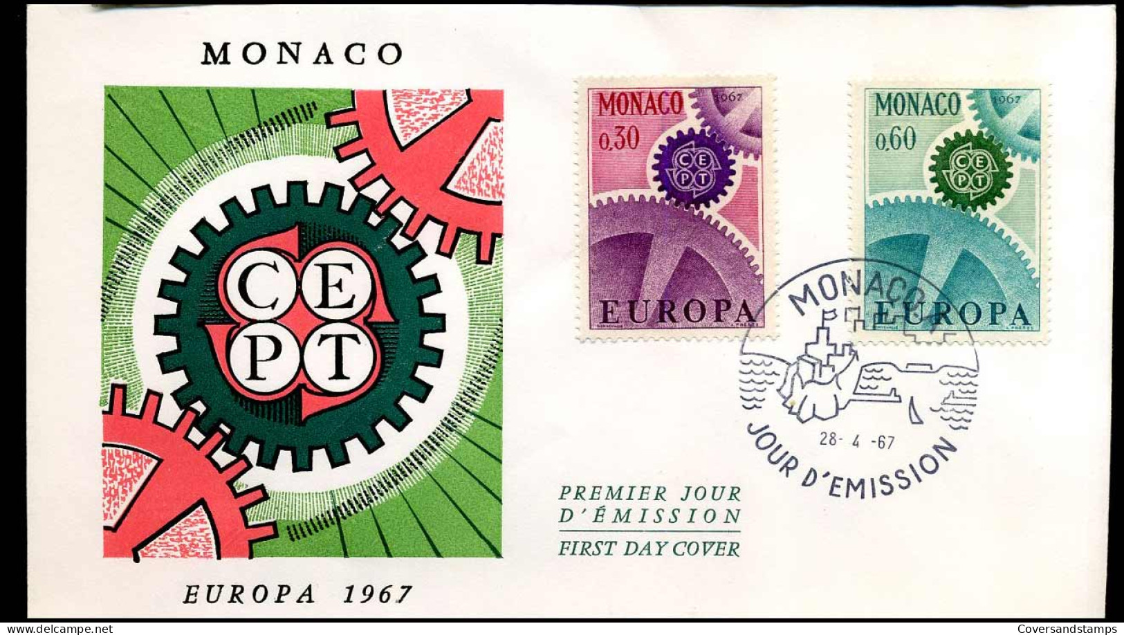 Monaco - FDC - Europa CEPT 1967 - 1967