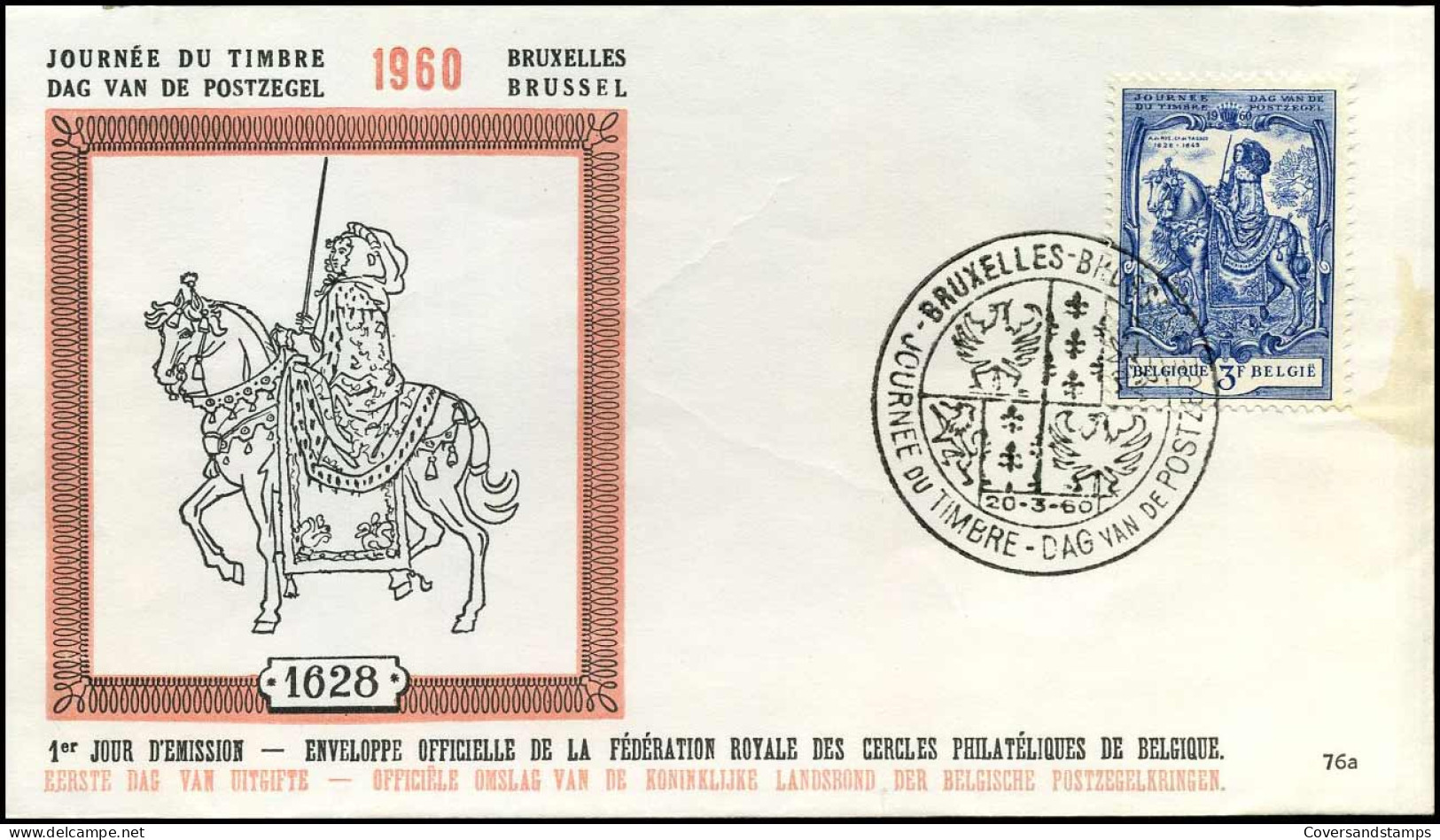 1121 - FDC - Dag Van Degel - Stempel : Bruxelles/Brussel - 1951-1960