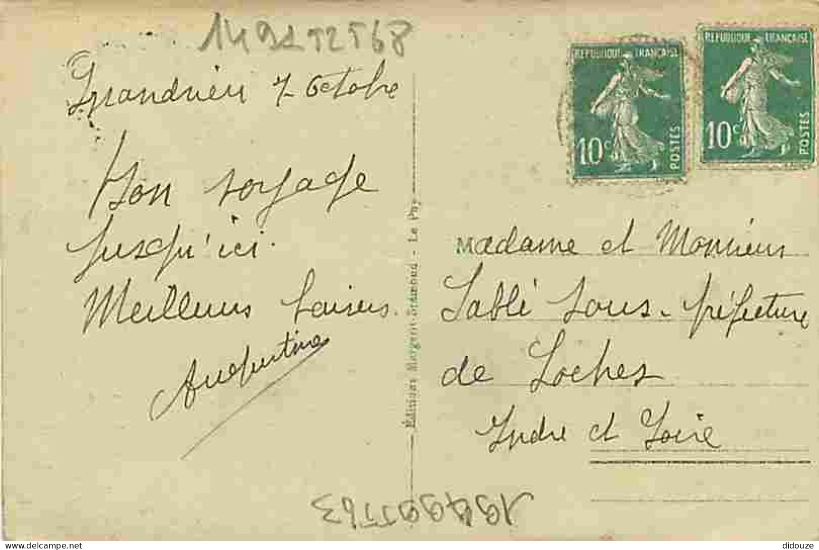 48 - Grandieu - Vue Générale Sud Est - CPA - Voir Scans Recto-Verso - Gandrieux Saint Amans