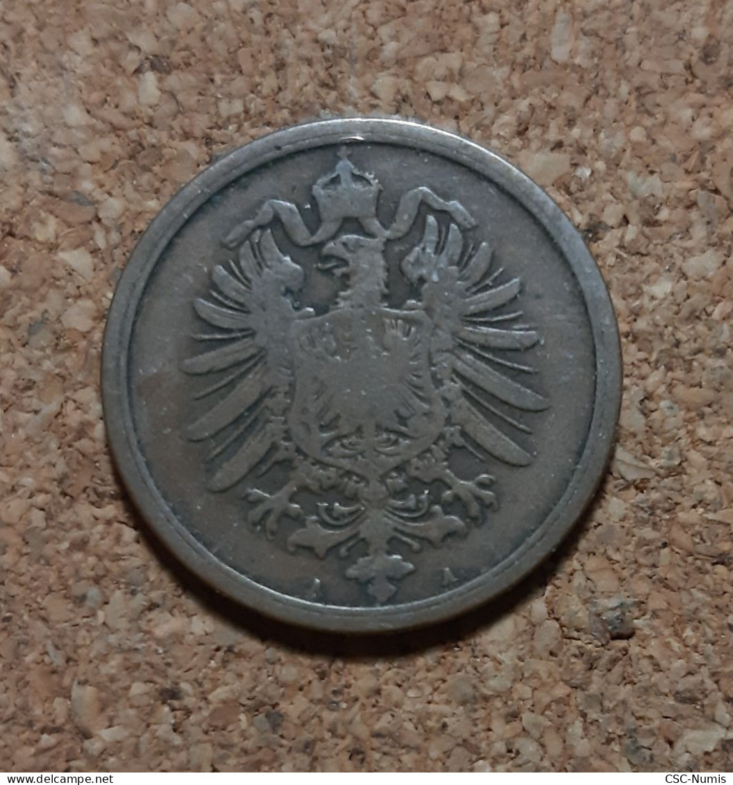 (LP328) - ALLEMAGNE -  2 Pfennig 1874 A, Berlin - 2 Pfennig