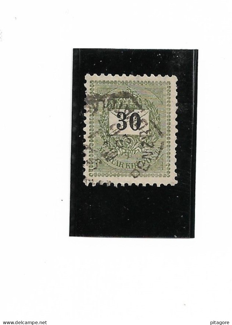 Timbre De Hongrie,  N: 33B   Dentelé 12  ,année 1899 - Usati