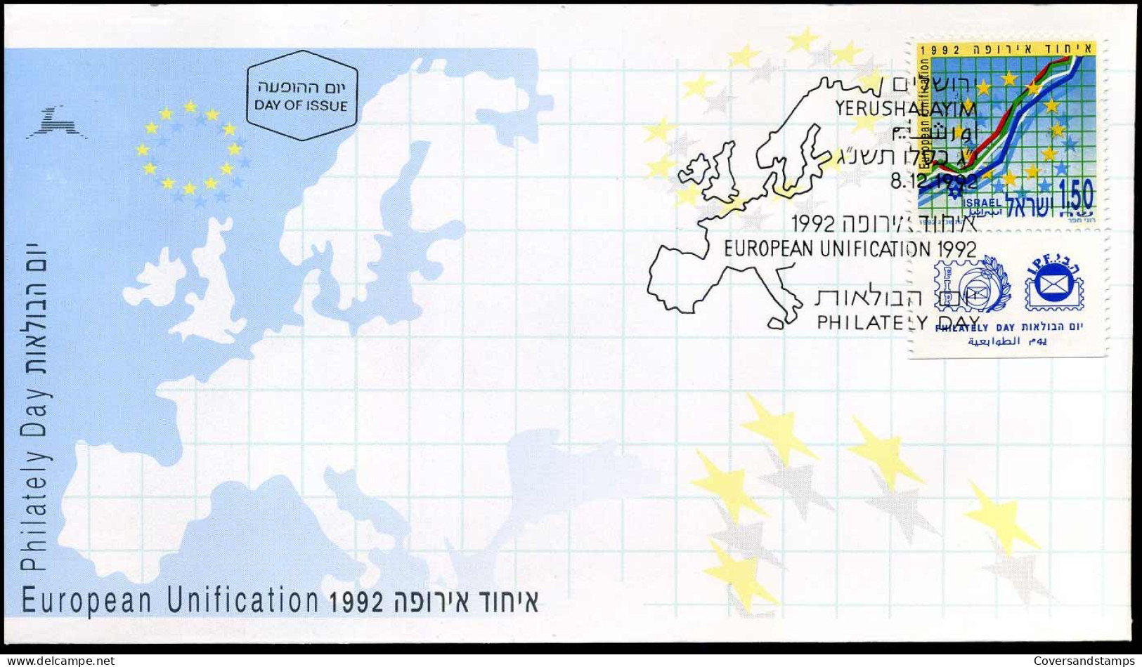 FDC - European Unification 1992 - FDC