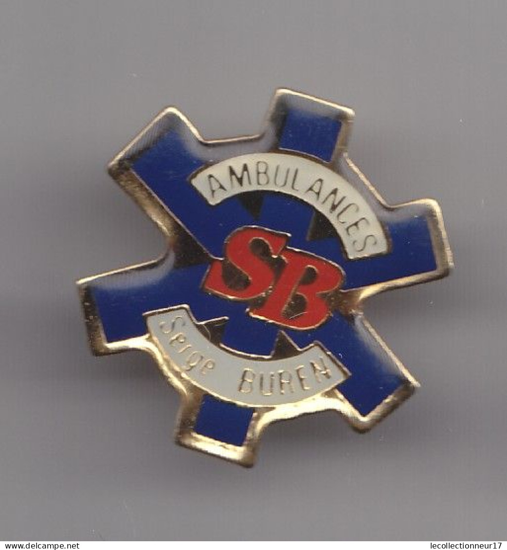 Pin's  S B  Ambulances Serge Buren Réf 8200 - Medici