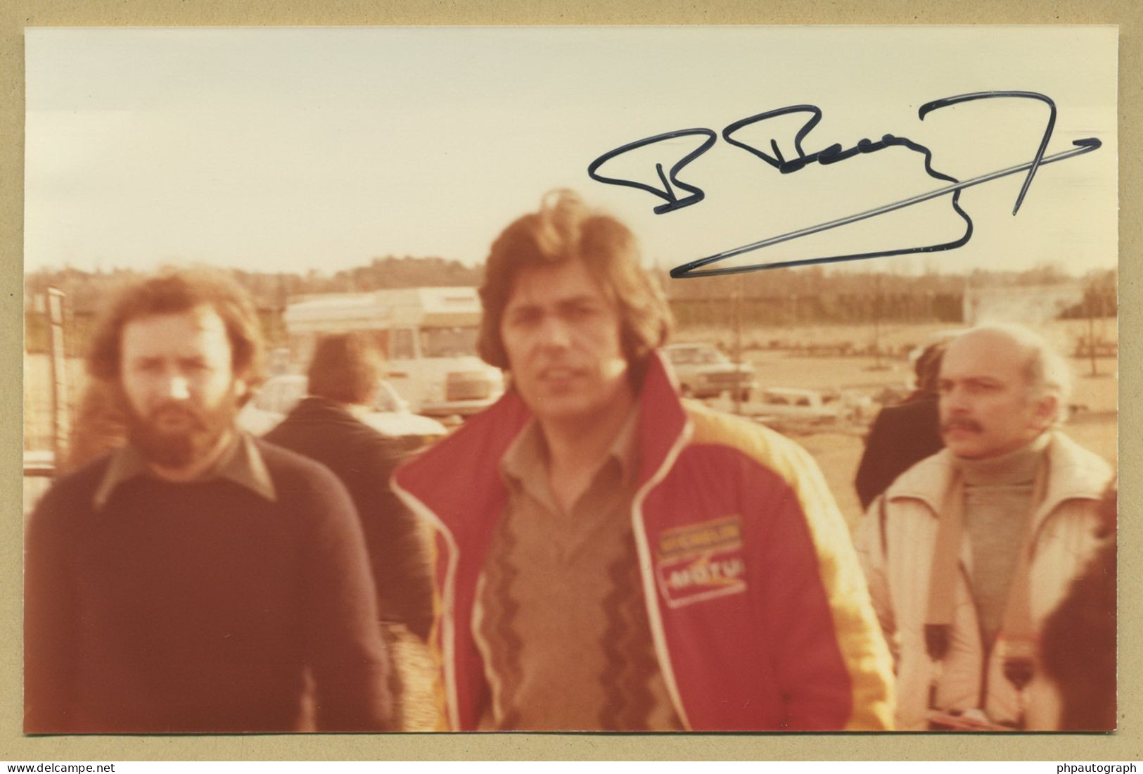 Bernard Béguin - Pilote De Rallye Français - Photo Signée En Personne - 1979 - Sportspeople