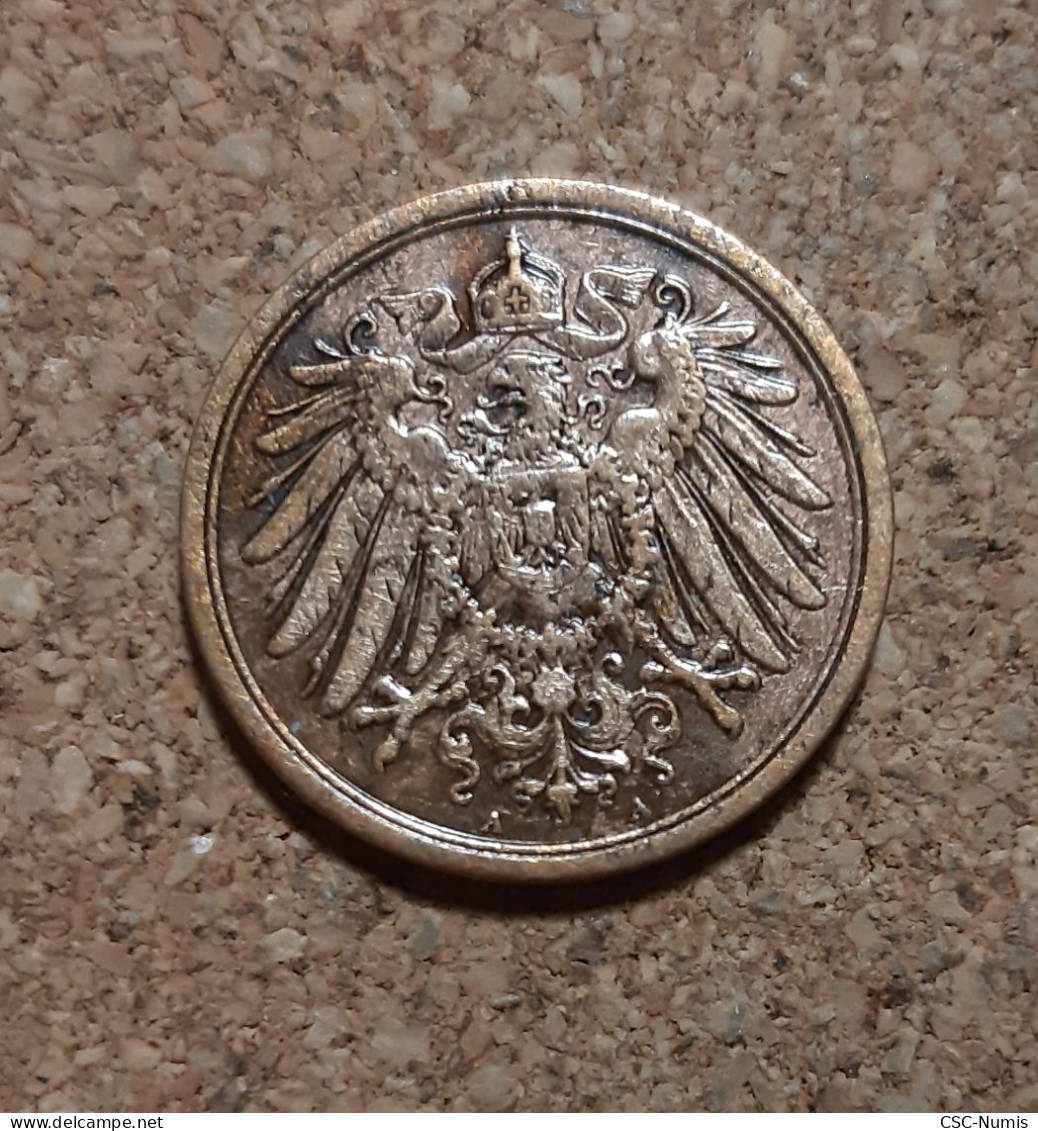 (LP333) - ALLEMAGNE -  2 Pfennig 1912 A, Berlin - 2 Pfennig