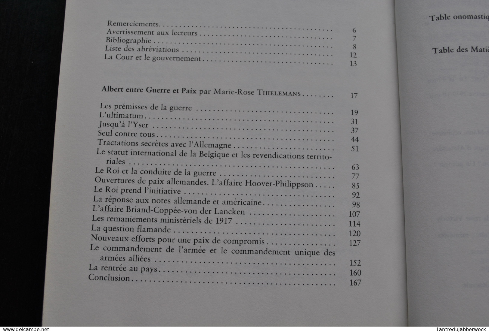 Albert Ier Carnets Et Correspondance De Guerre 1914-1918 - Marie Rose THIELEMANS WW1 14 18 Mondiale Yser Belgique Roi - War 1914-18