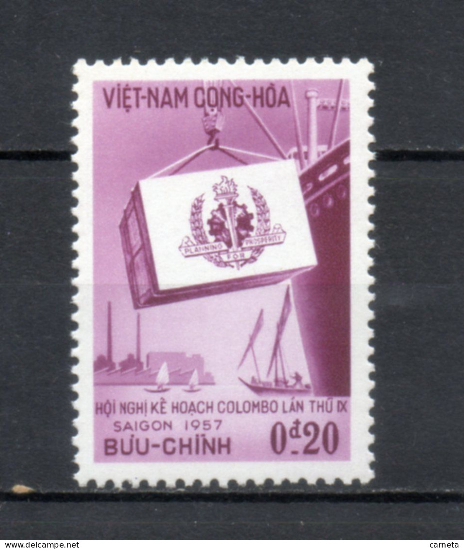 VIETNAM DU SUD   N° 70   NEUF SANS CHARNIERE COTE 0.25€    BATEAUX  PLABN DE COLOMBO - Vietnam