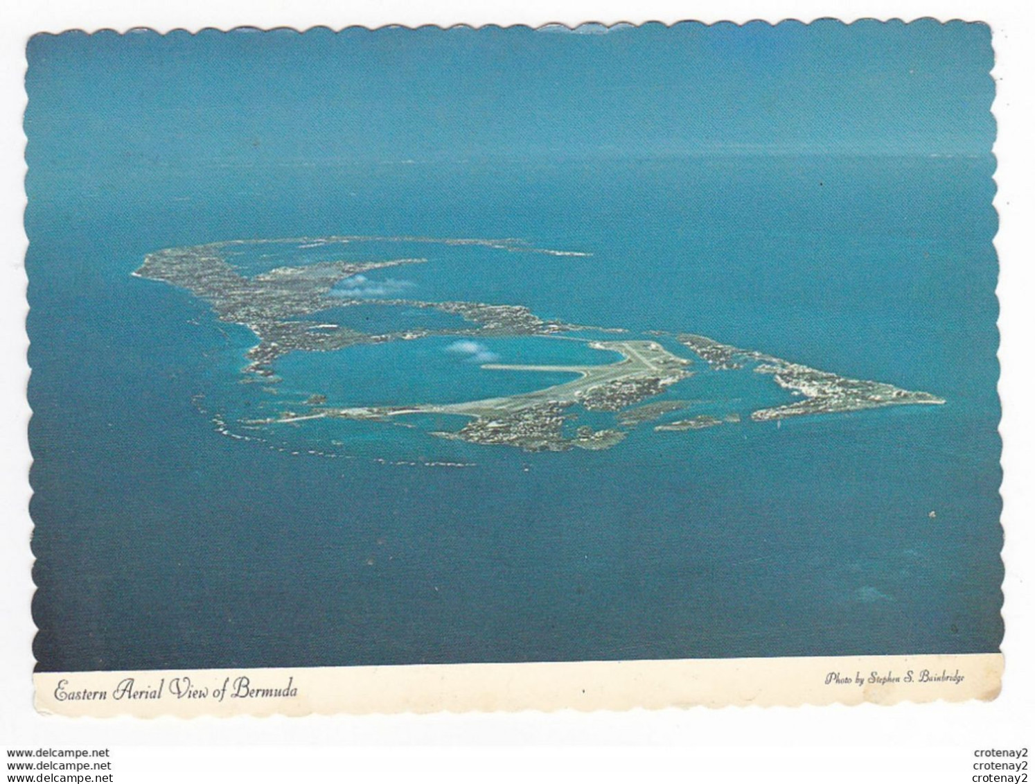 BERMUDA Bermudes Eastern Aerial View En 1978 VOIR TIMBRE Bateau - Bermudes