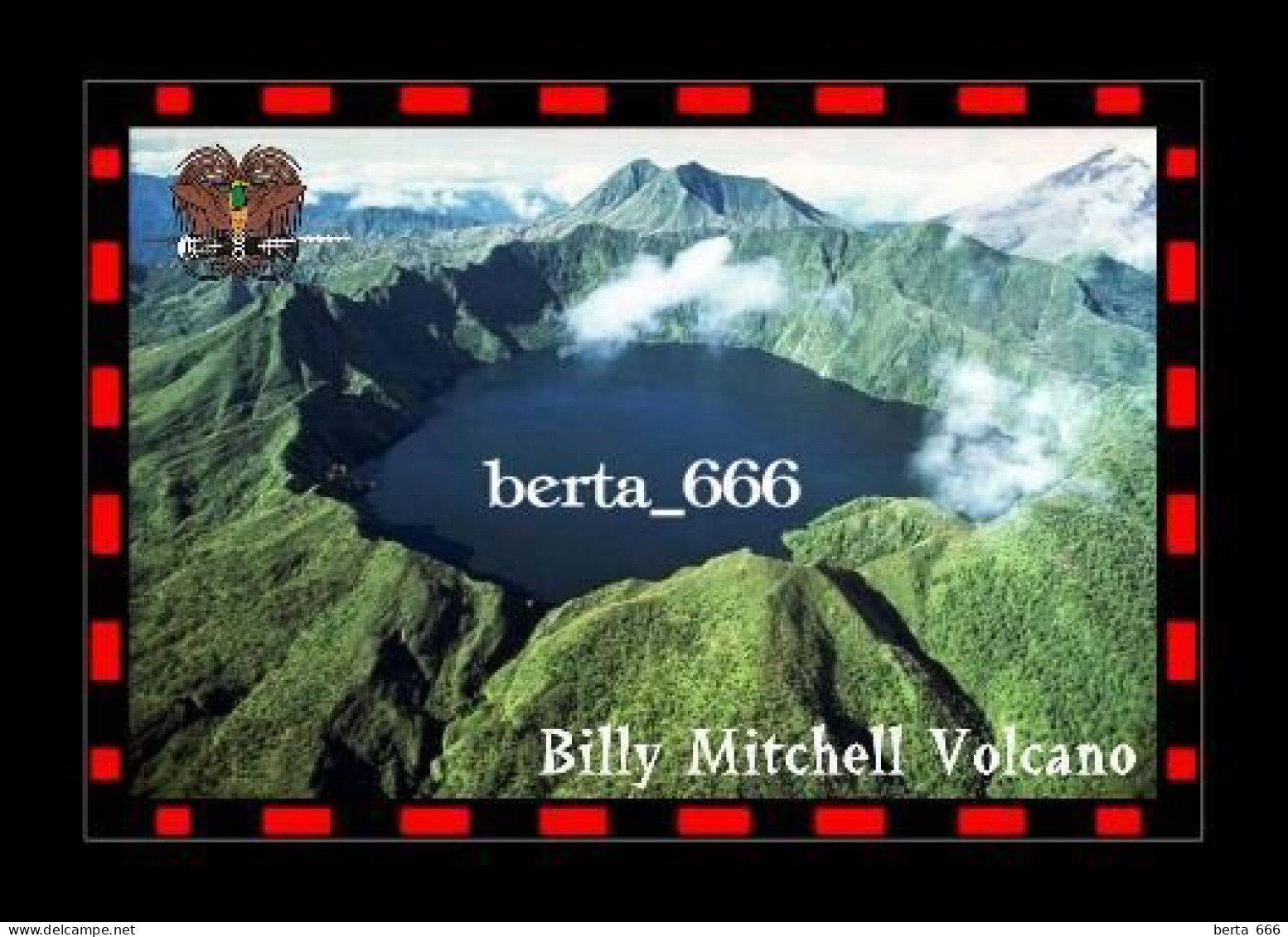 Papua New Guinea Billy Mitchell Volcano New Postcard - Papouasie-Nouvelle-Guinée