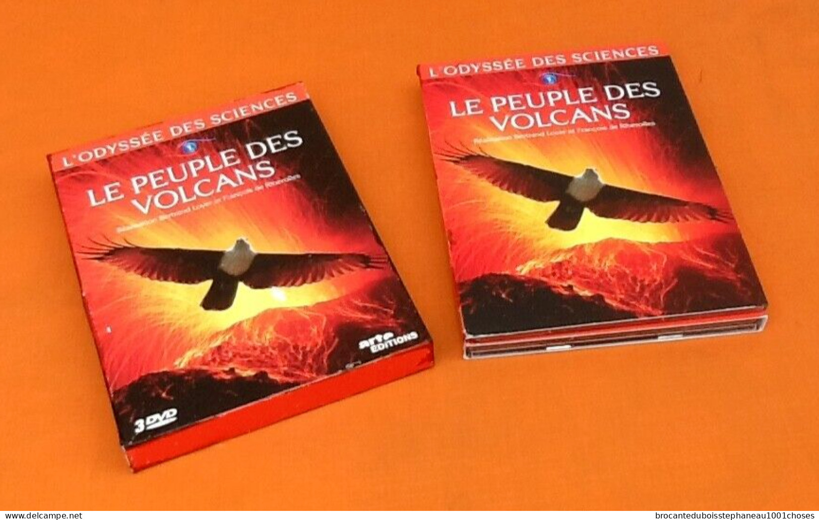 Coffret 3 DVD L' Odyssée Des Sciences Le Peuple Des Volcans Réalisation Bertrand Loyer / François De Riberolles - Documentary