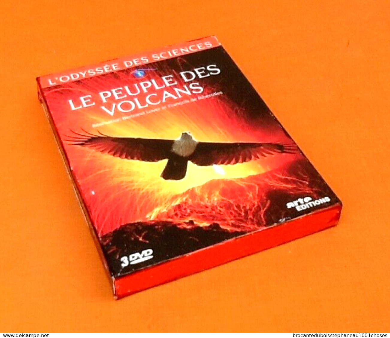 Coffret 3 DVD L' Odyssée des Sciences Le peuple des Volcans Réalisation Bertrand Loyer / François de Riberolles