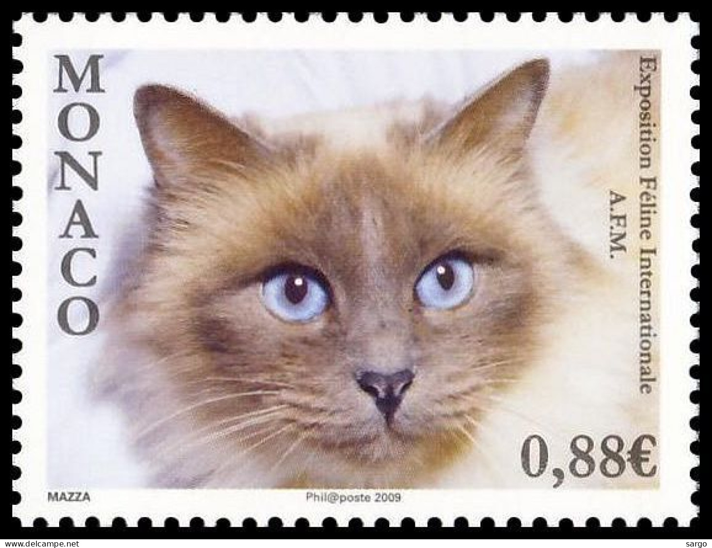 MONACO - 2009 - FAUNA - ANIMALS -  CAT - CATS - GATTI - 1 V - MNH - - Gatos Domésticos