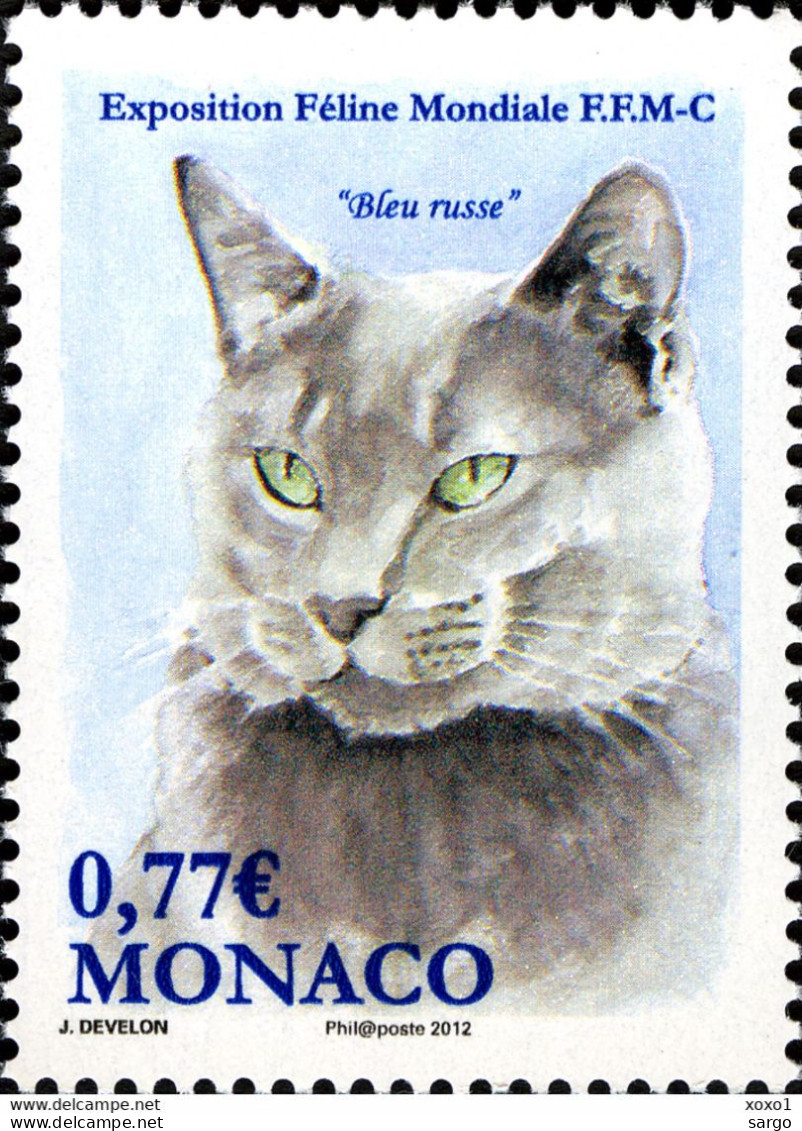 MONACO - 2012 - FAUNA - ANIMALS -  CAT - CATS - GATTI - 1 V - MNH - - Gatos Domésticos