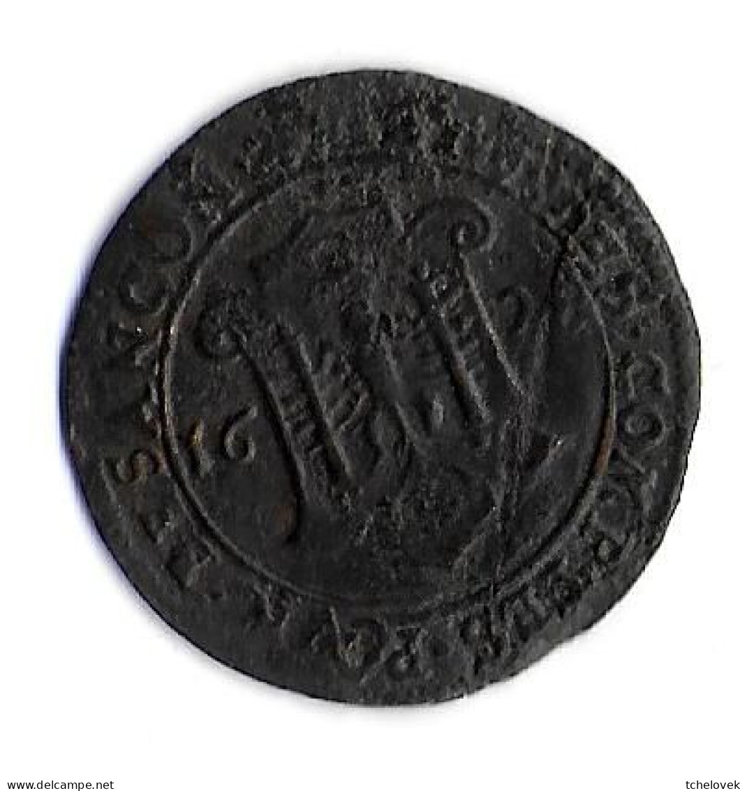 (Medailles). Franche Comte. Jeton. Comte De Bourgogne. Besançon. Chambes Des Comptes 1628 - Monarchia / Nobiltà