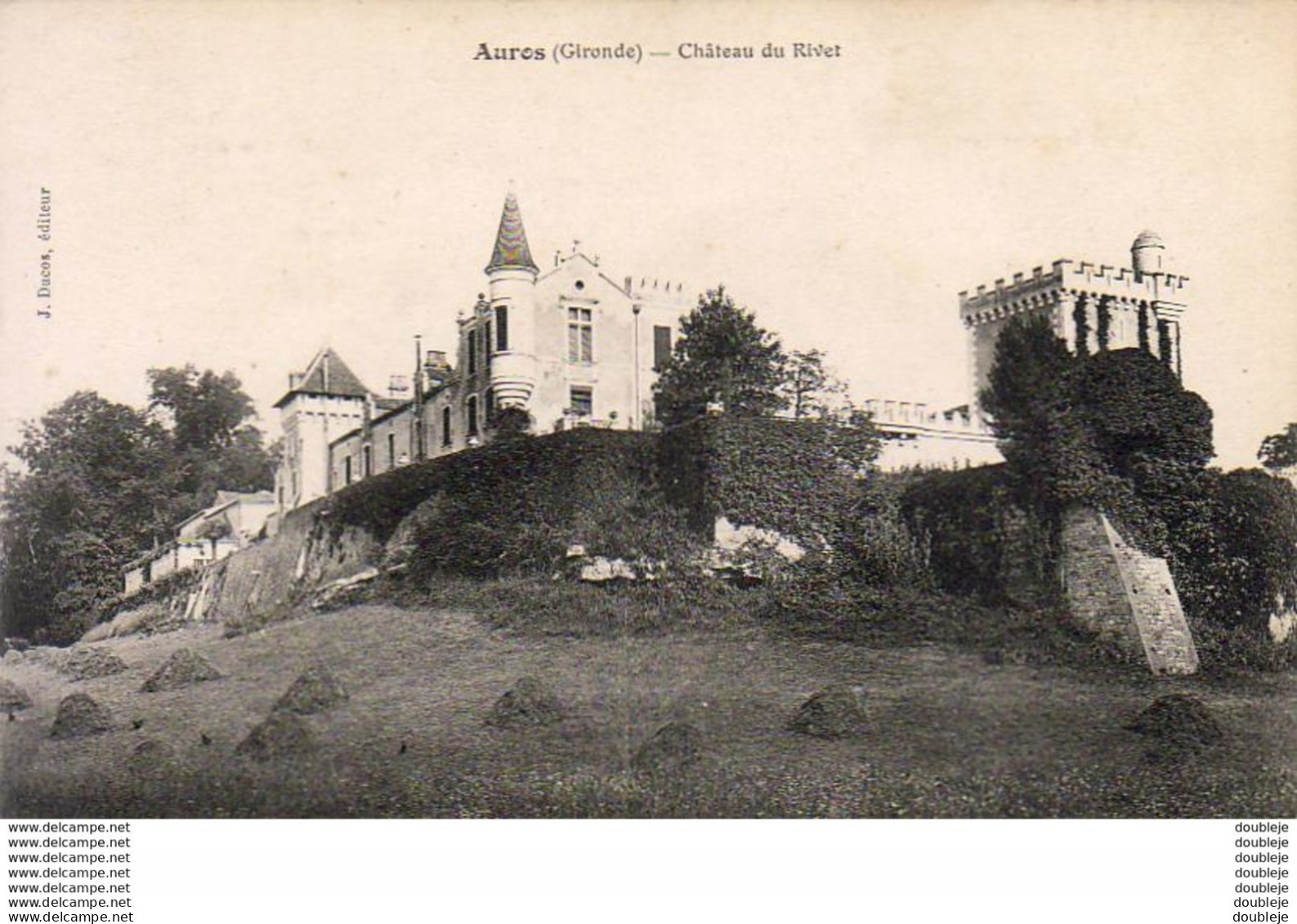 D33  AUROS  Château Du Rivet - Langon