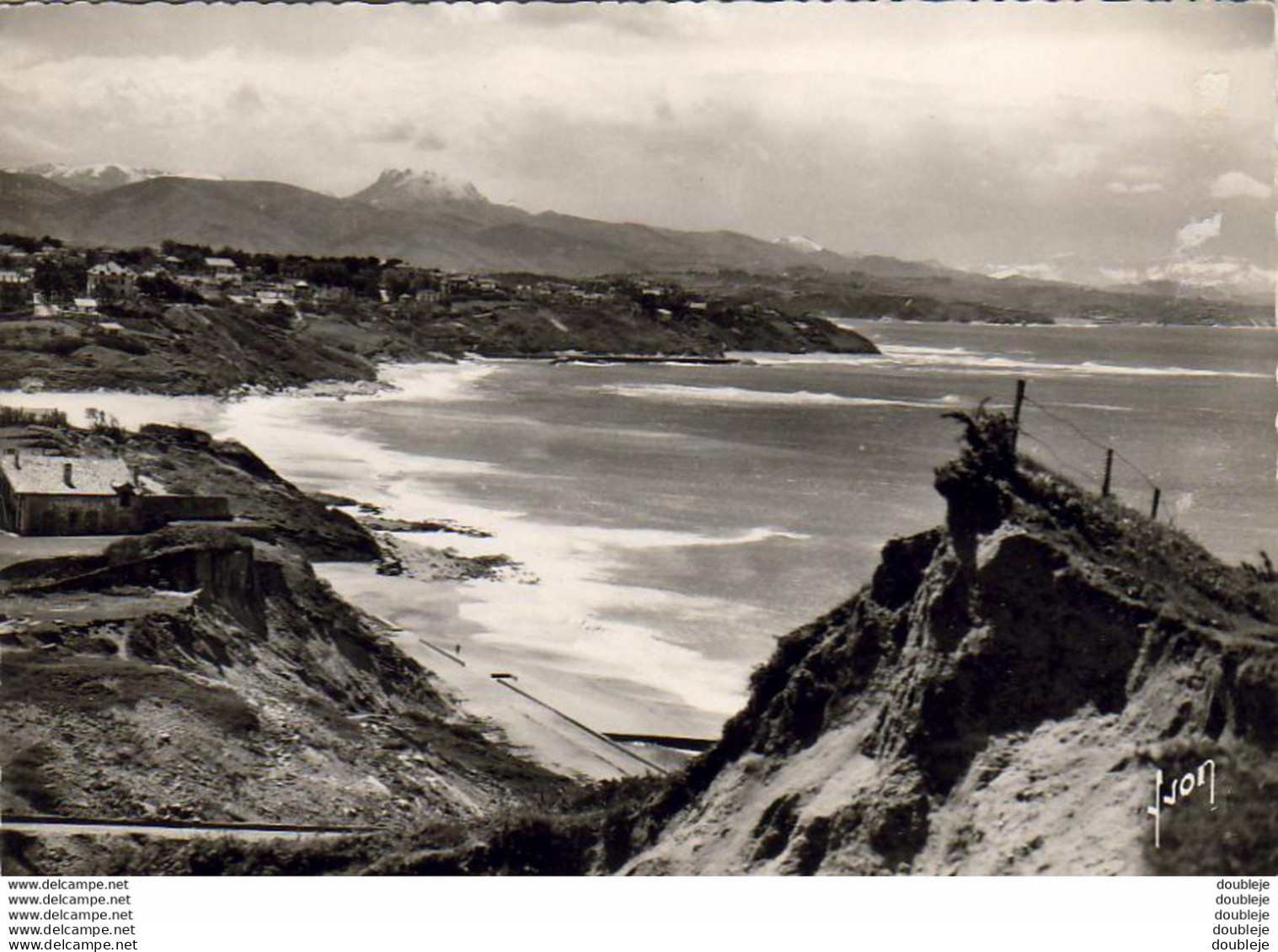 D64  BIDART  La Plage Et Les Pyrénées  ..... - Bidart