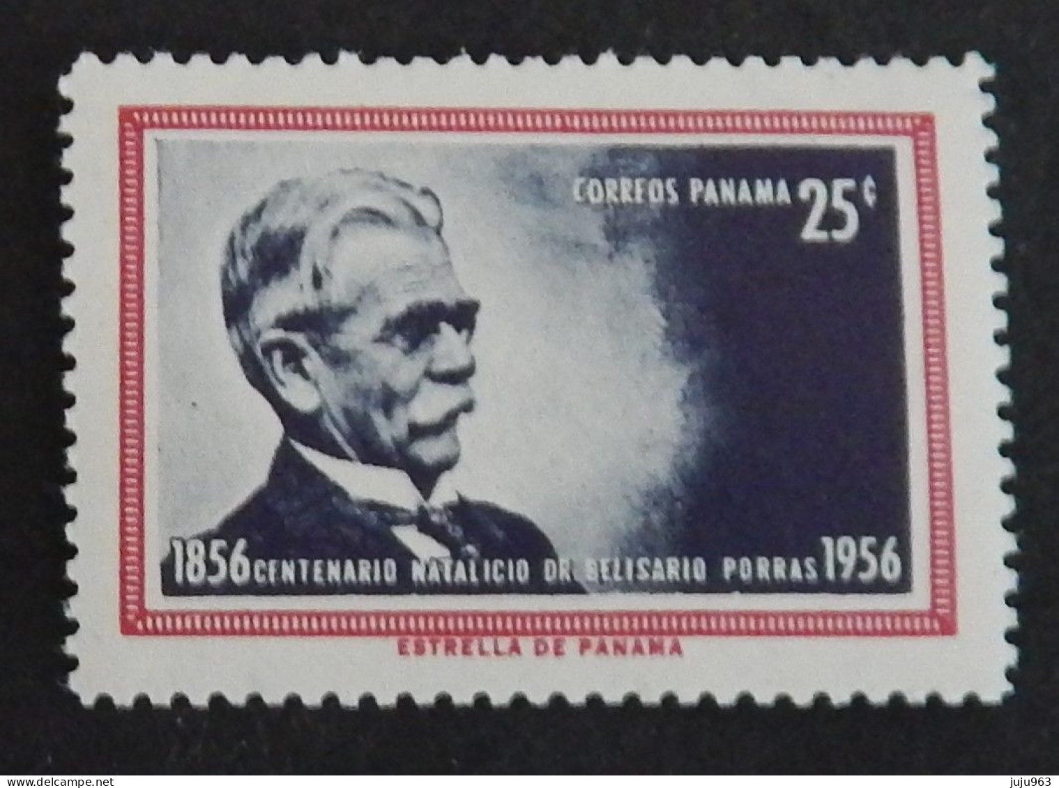 PANAMA YT 307 NEUF*MH "DR PORRAS" ANNÉE 1956 - Panamá
