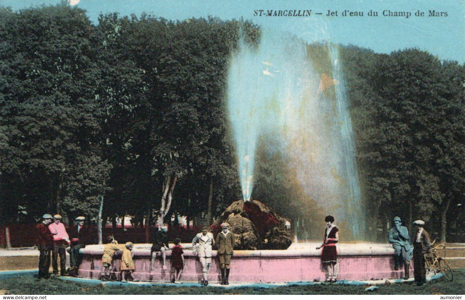 ST MARCELLIN ( 38 ) - Jet D'eau Du Champ De Mars - Saint-Marcellin