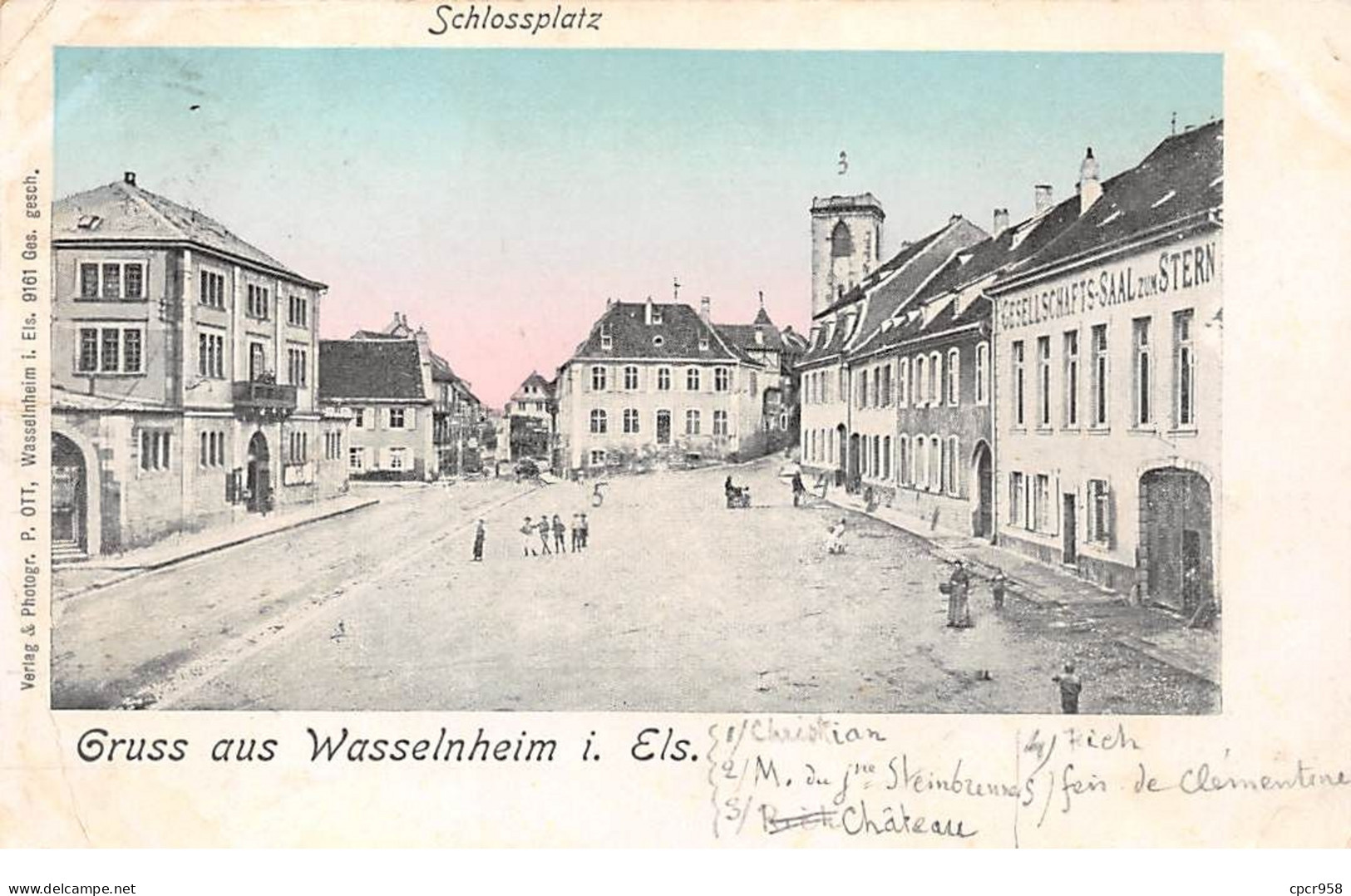 67 - N°74340 - Gruss Aus WASSELONNE - Schlossplatz - Wasselonne