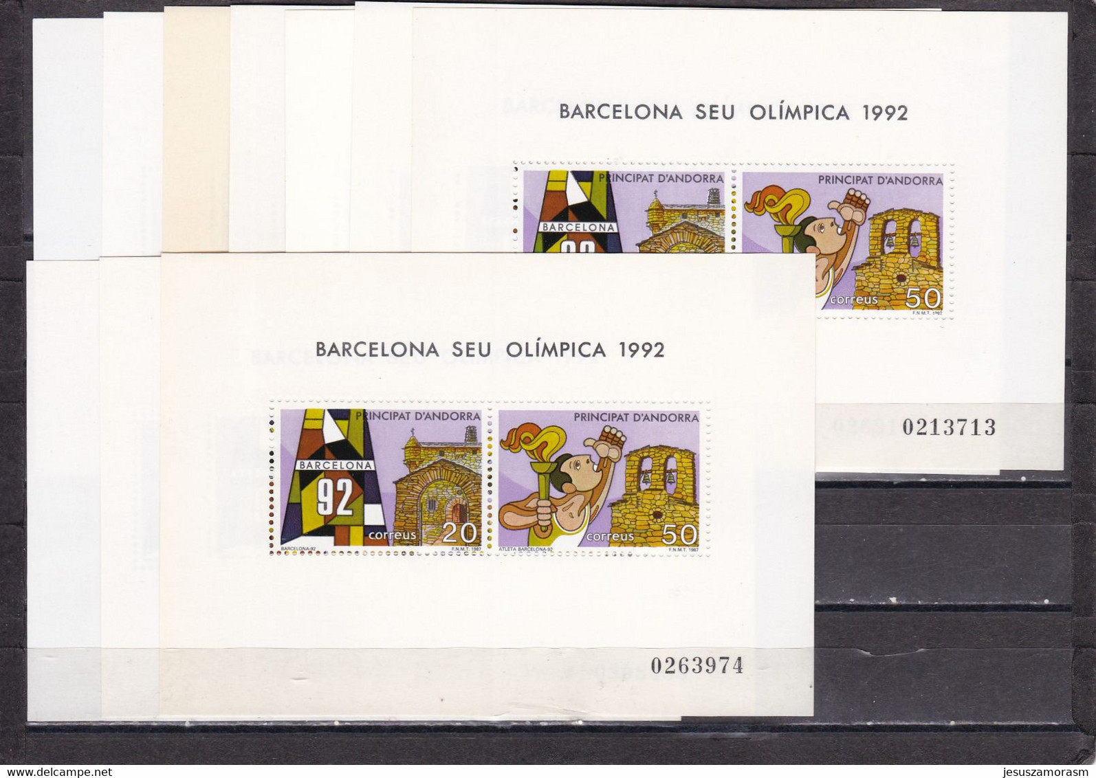 Andorra Española Nº 200 - 10 Hojas - Unused Stamps