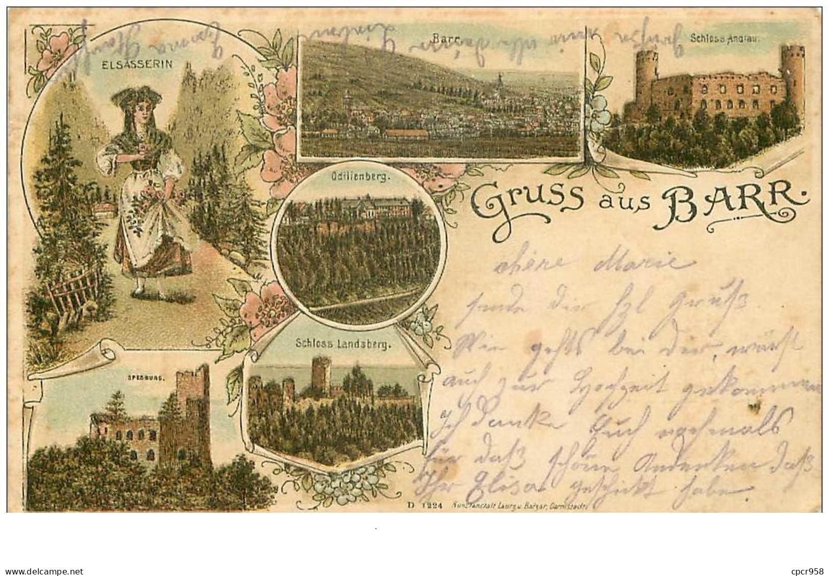 67.BARR.n°20374.GRUSS AUS BARR.ELSASSERIN......... - Barr