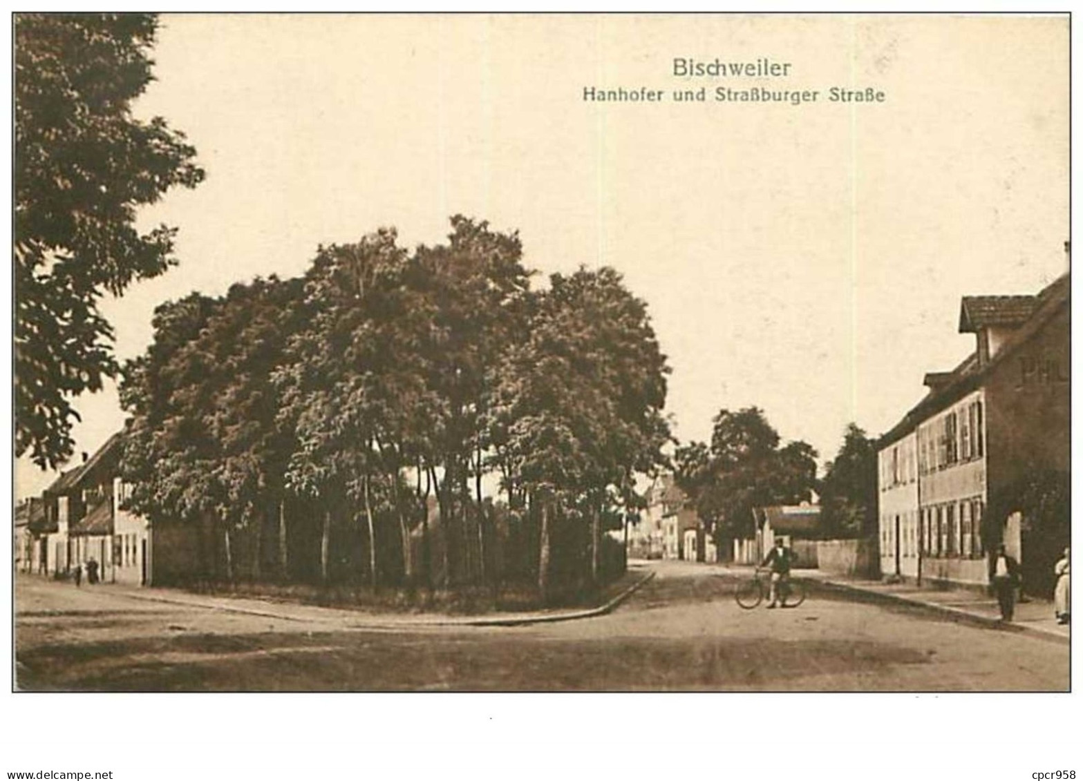 67.BISCHWEILER.n°7.HANHOFER UND STRABBURGER STRABE - Bischwiller