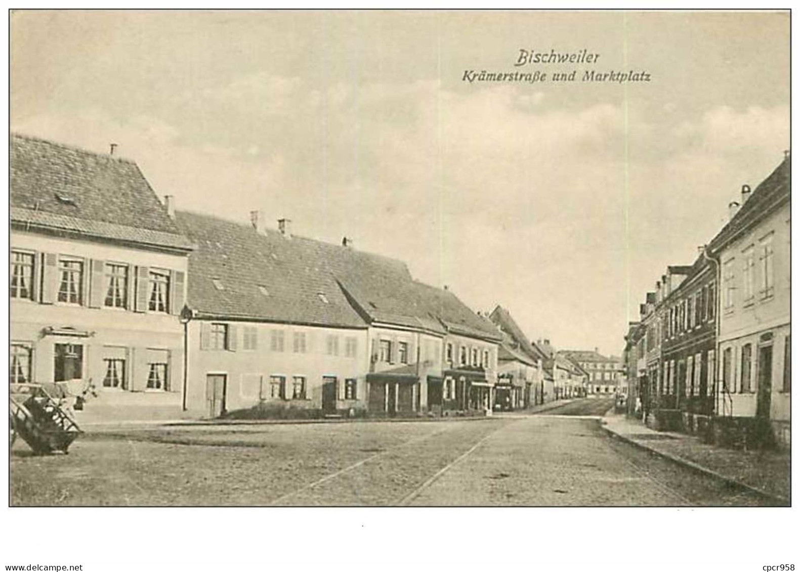 67.BISCHWEILER.n°10.KRAMERSTRABE UND MARKTPLATZ.PLIE - Bischwiller