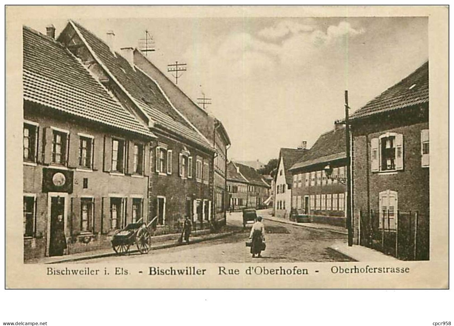 67.BISCHWEILER.n°8.RUE D'OBERHOFEN.OBERHOFERSTRASSE - Bischwiller