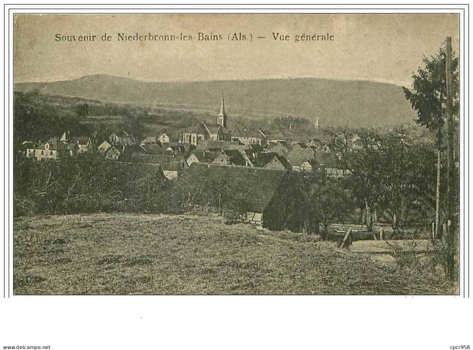 67.NIEDERBRONN LES BAINS.SOUVENIR DE NIEDERBRONN LES BAINS.VUE GENERALE - Niederbronn Les Bains