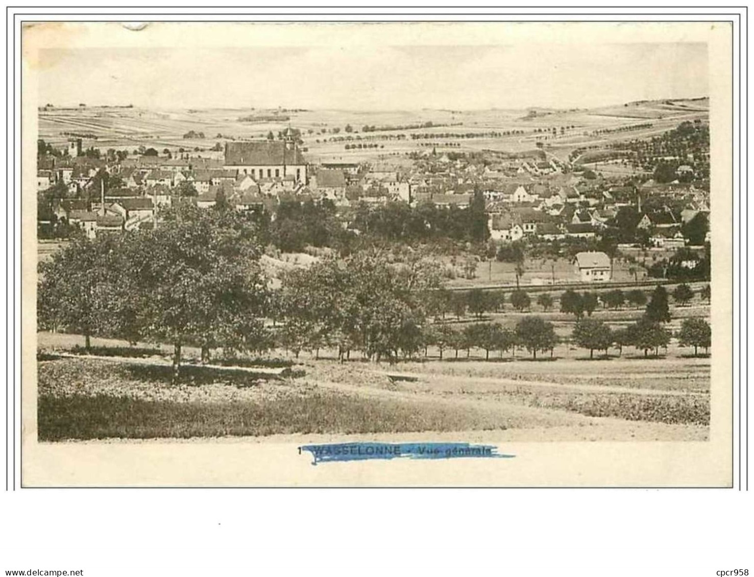 67.WASSELONNE.VUE GENERALE - Wasselonne