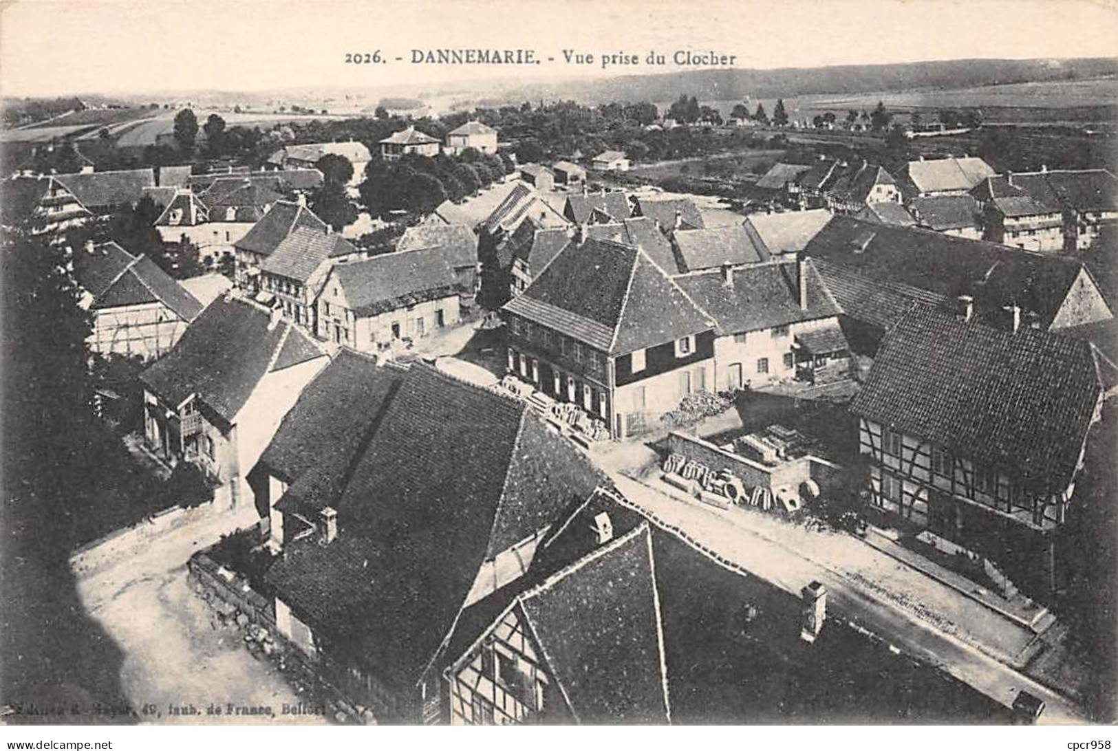 68 - DANNEMARIE - SAN28182 - Vue Prise Du Clocher - Dannemarie