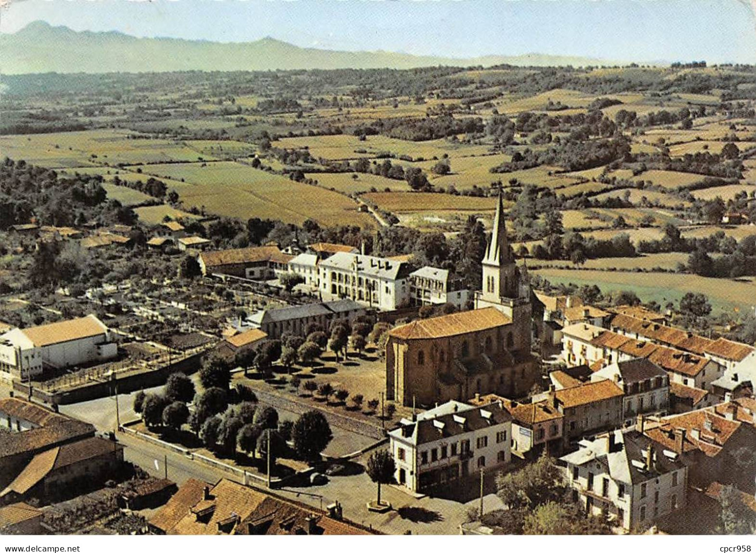 65 - GALAN - SAN23608 - L'Eglise - L'Hospice - Chaîne Des Pyrénées - CPSM 15X10,5 Cm - Galan