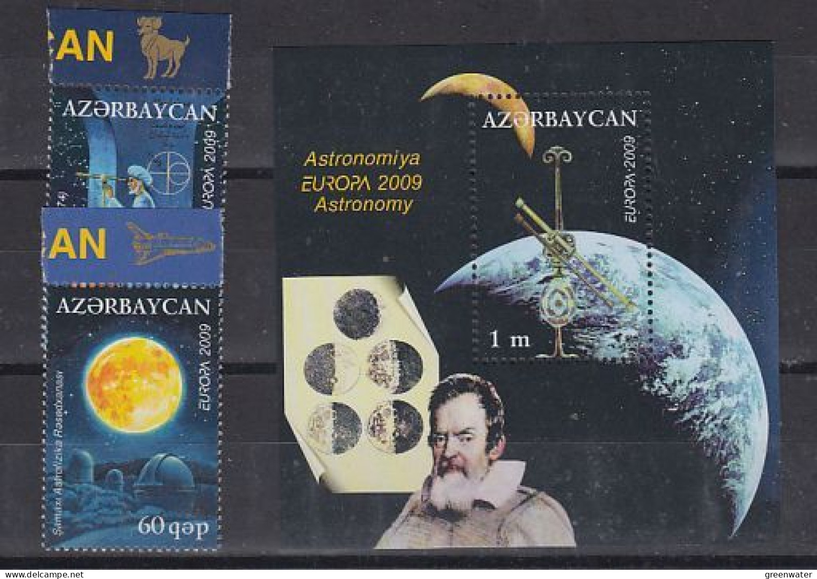 Europa Cept 2009 Azerbaidjan 2v + M/s ** Mnh (59389) - 2009