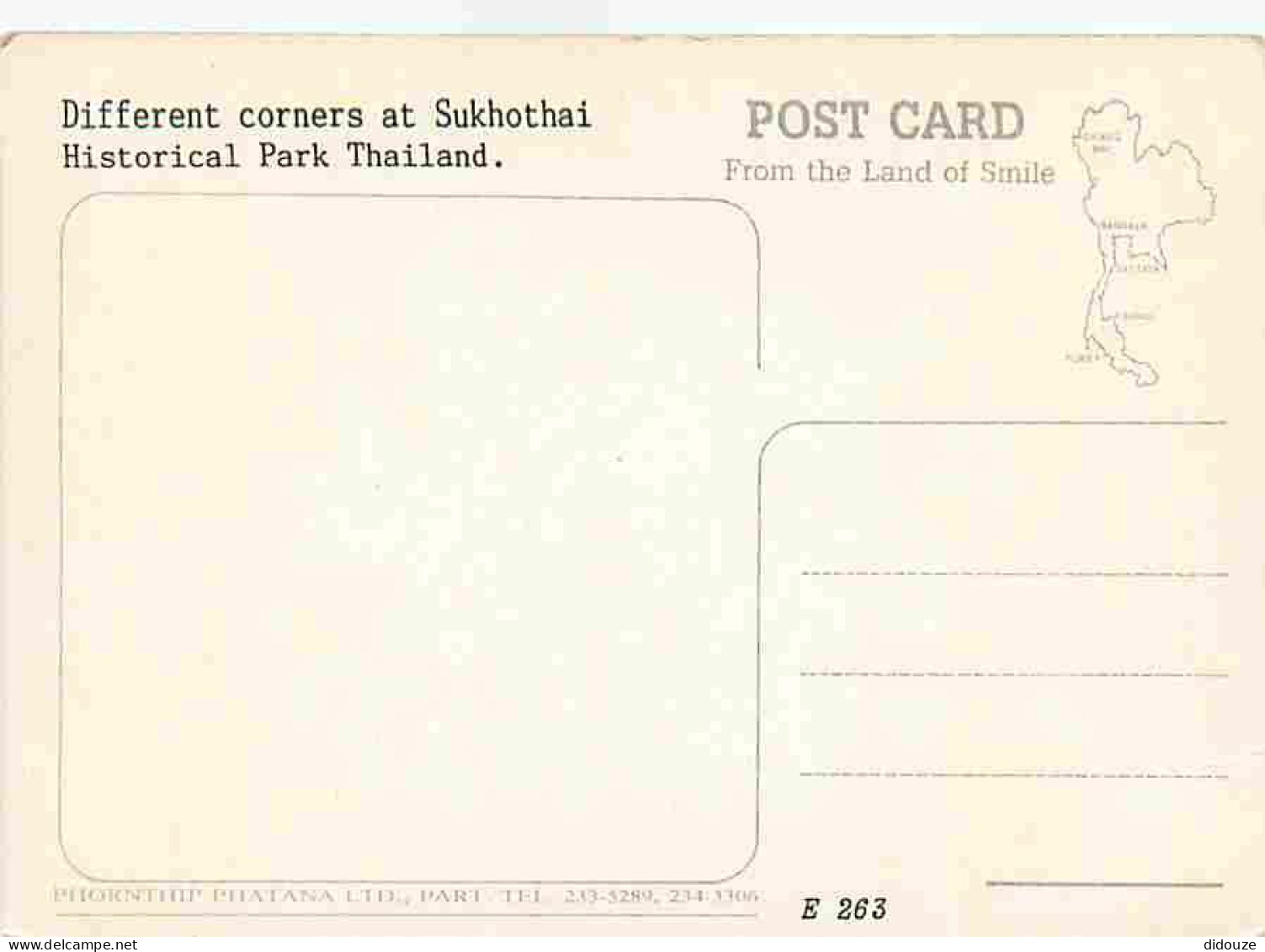 Thailande - Sukhothai - Différent Corners At Sukhothai - Historical Park Thailand - Multivues - Carte Neuve - CPM - Voir - Tailandia