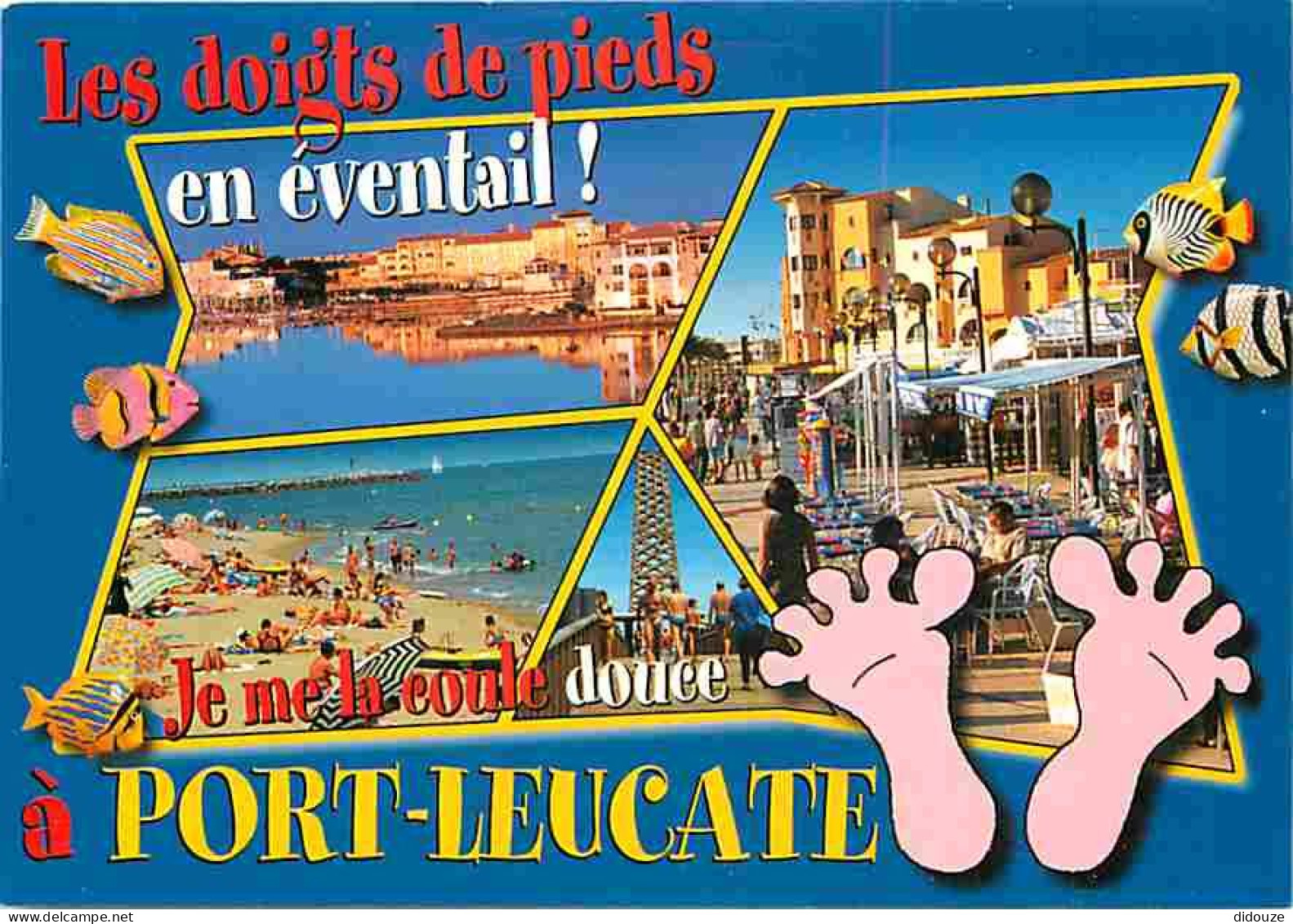 11 - Leucate - Port Leucate - Multivues - Scènes De Plage - CPM - Voir Scans Recto-Verso - Leucate