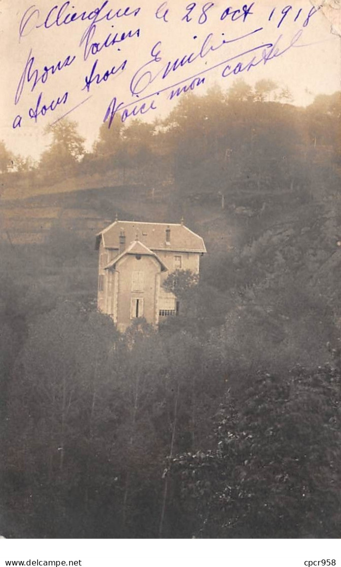 63. OLLIERGUES - N°68672 - Maison - Carte Photo - Olliergues