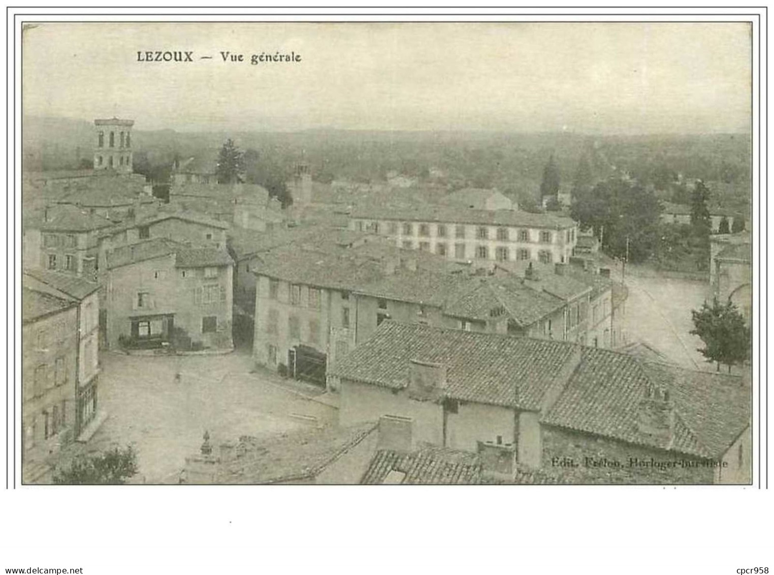 63.LEZOUX.VUE GENERALE - Lezoux