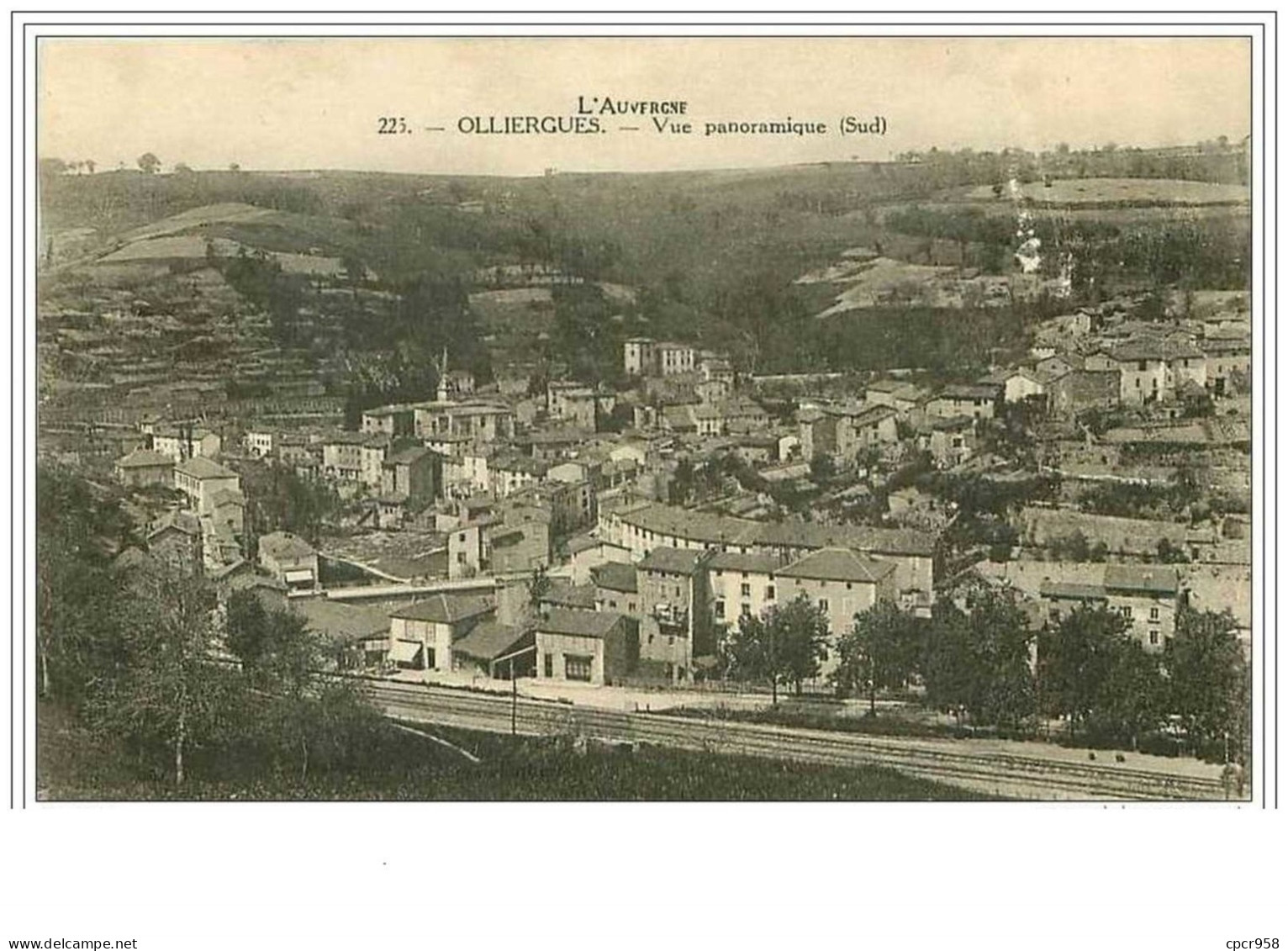 63.OLLIERGUES.VUE PANORAMIQUE (SUD) - Olliergues