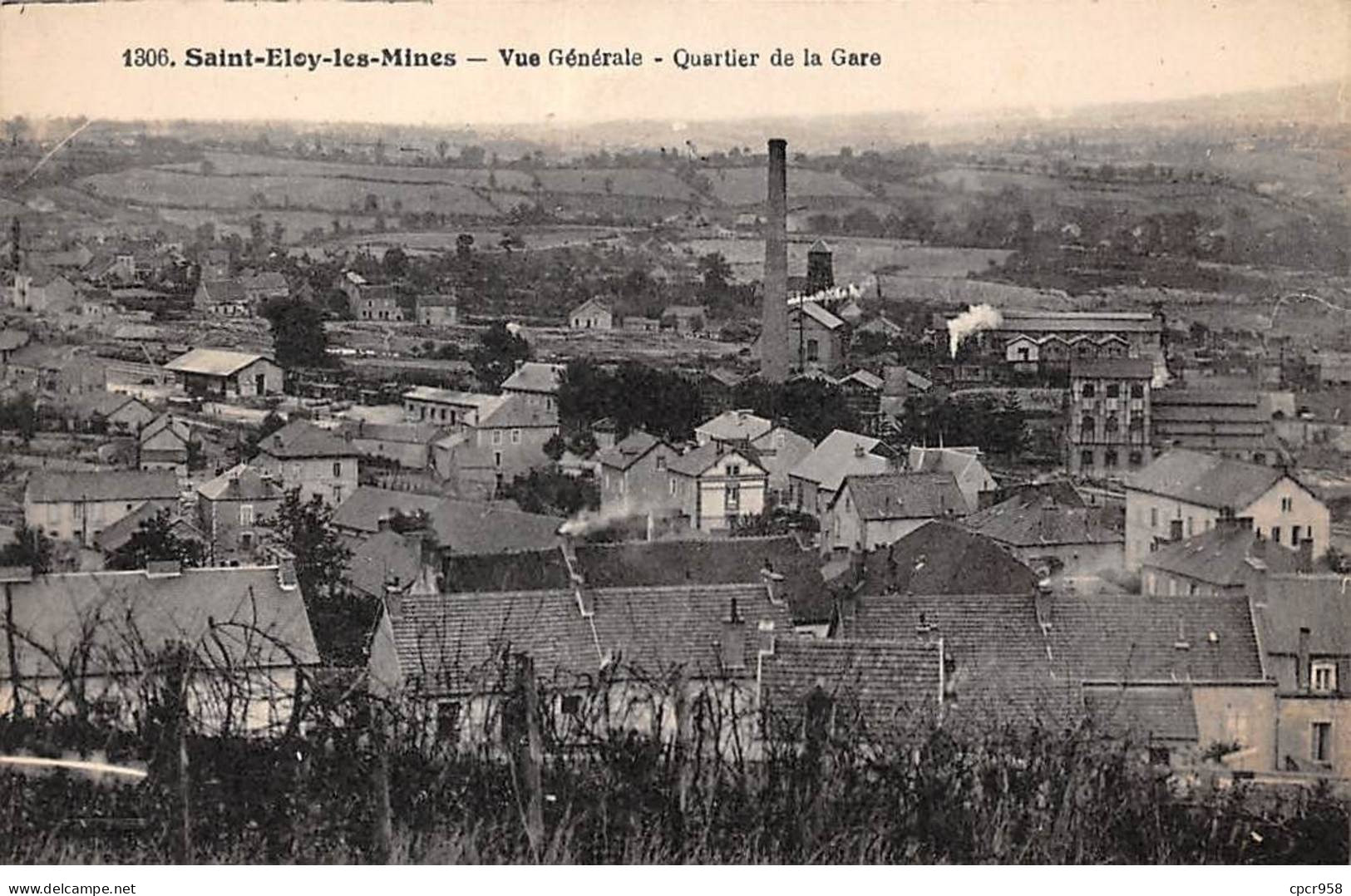 63 - SAINT ELOY LES MINES - SAN34751 - Vue Générale - Quartier De La Gare - Saint Eloy Les Mines