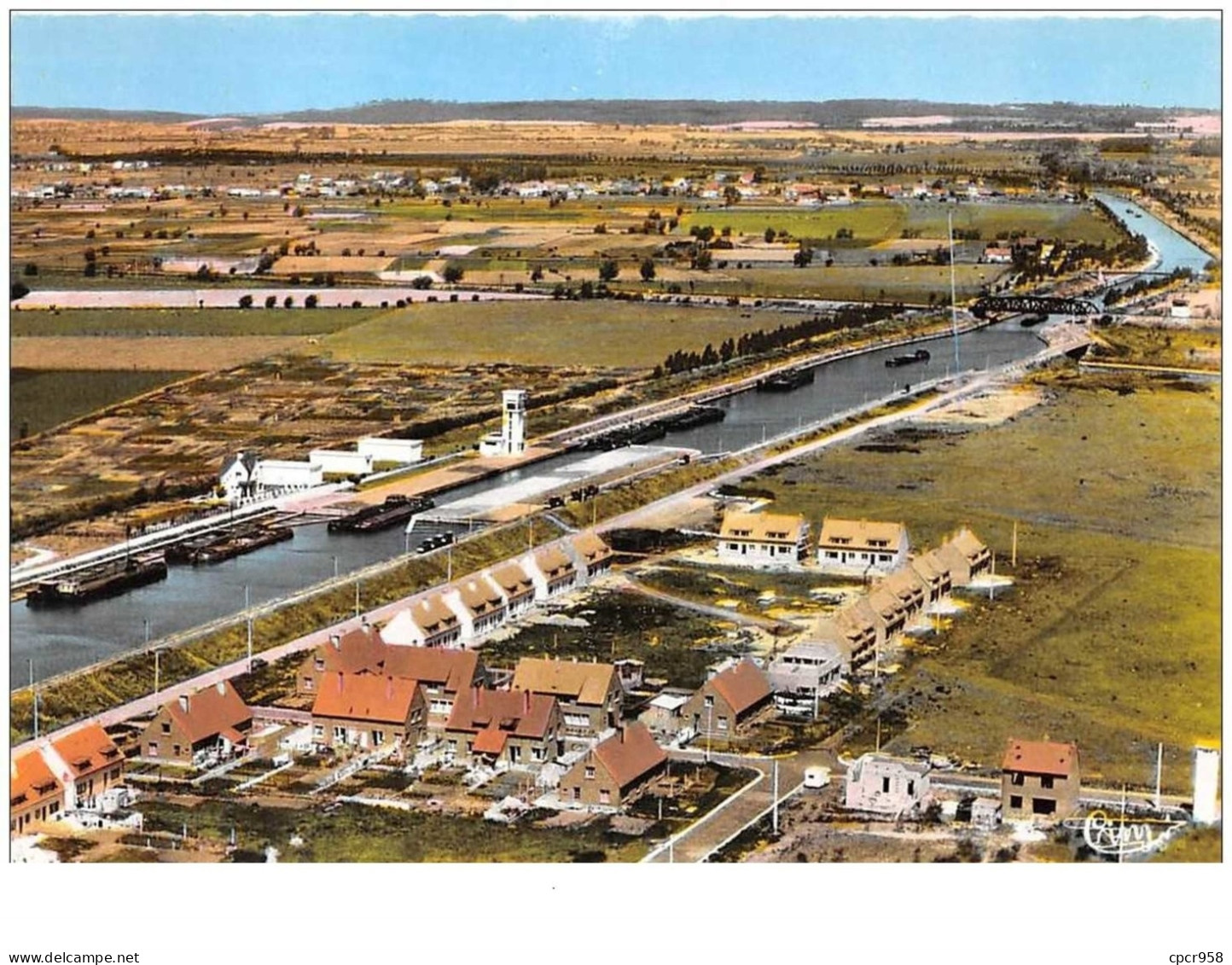 62 . N°43576 . Arques.l Ecluse Des Flandres .  Vue Generale. Cpsm  15 X 10.5 Cm. - Arques