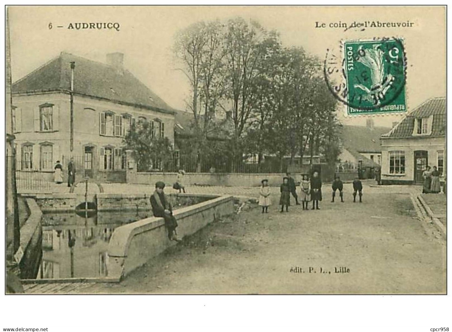 62.AUDRUICQ.n°1371.LE COIN DE L'ABREUVOIR - Audruicq