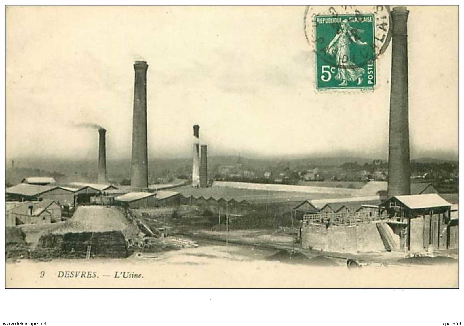 62.DESVRES.n°1372.L'USINE - Desvres