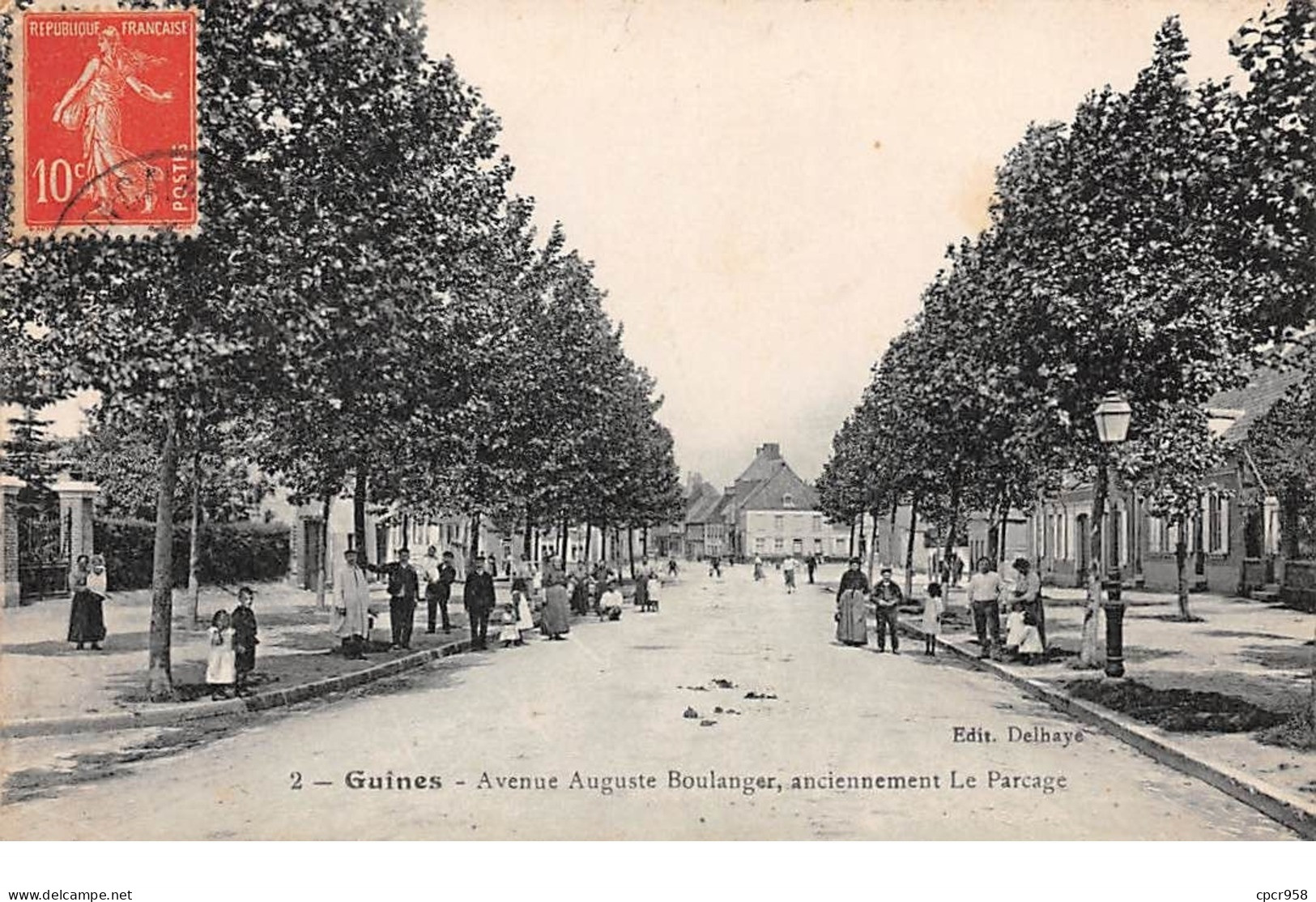 62 - N°111440 - Guines - Avenue Auguste Boulanger, Anciennement Le Parcage - Guines